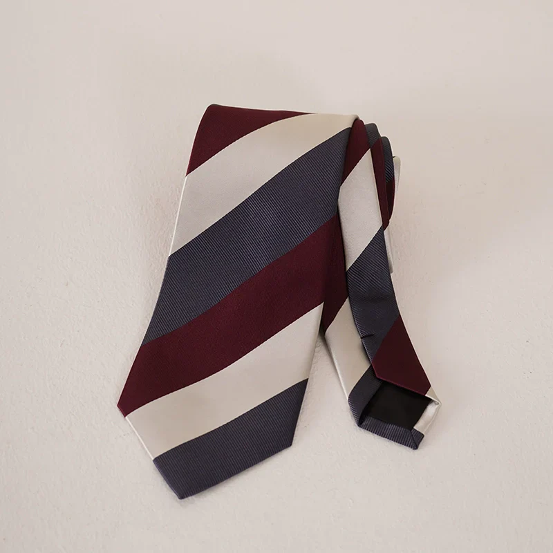 Retro Striped Twill Tie - Image 9