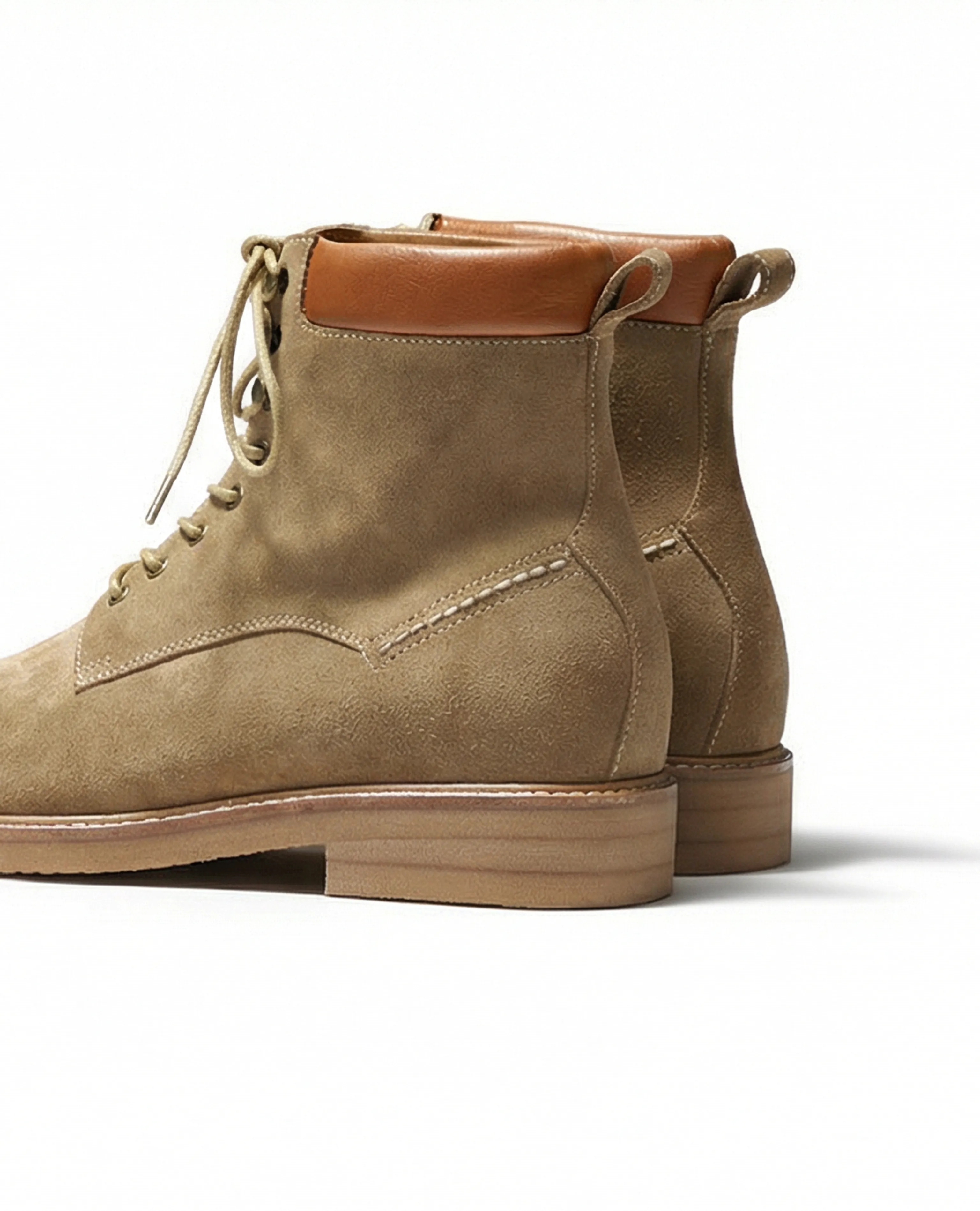 Retro Suede Ankle Boots - Image 3