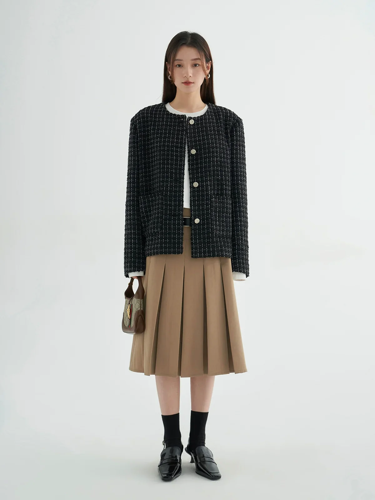 Retro Tweed Jacket - Image 3