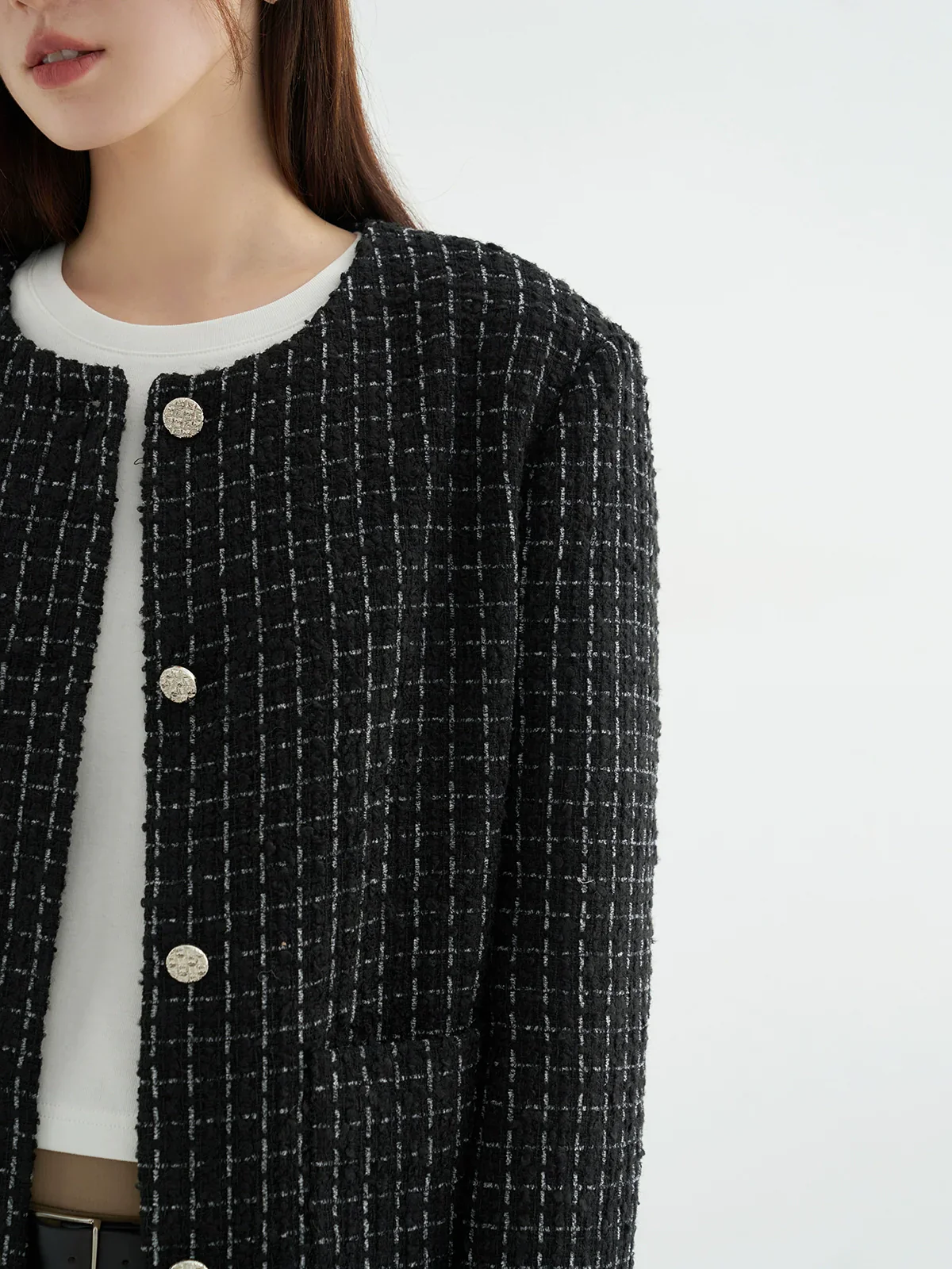 Retro Tweed Jacket - Image 4