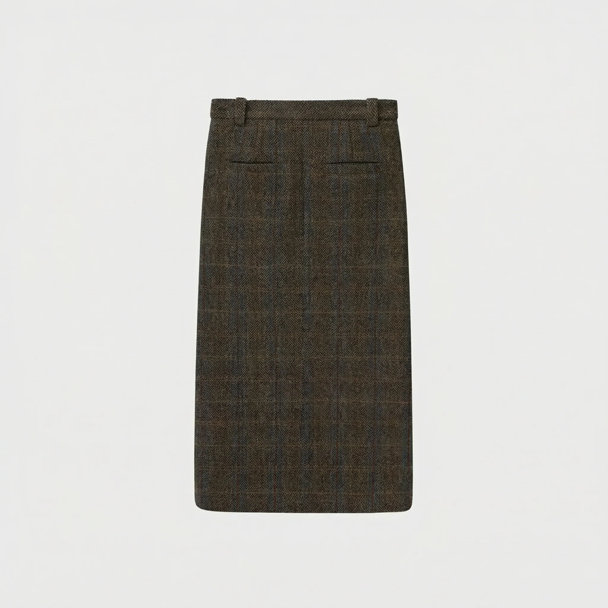 Retro Tweed Skirt and Blazer Set - Image 4