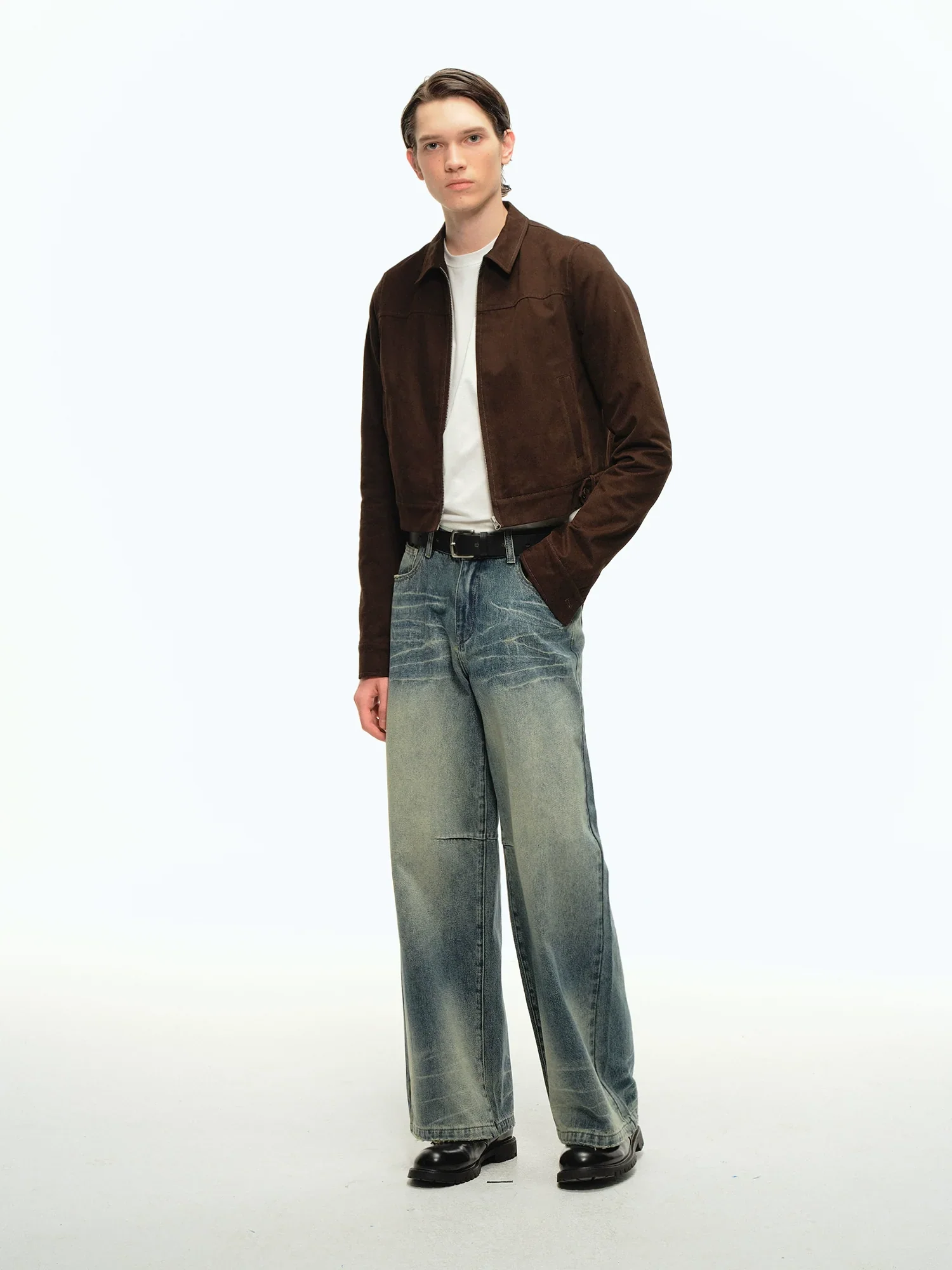 Retro Whisker Wide-Leg Jeans - Image 2