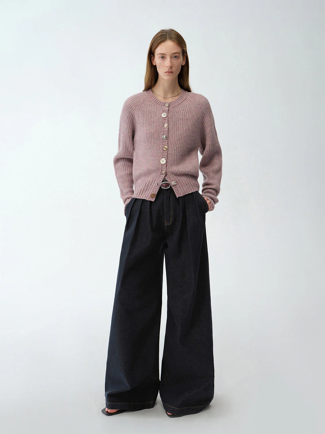 Retro Wide-Leg Trousers