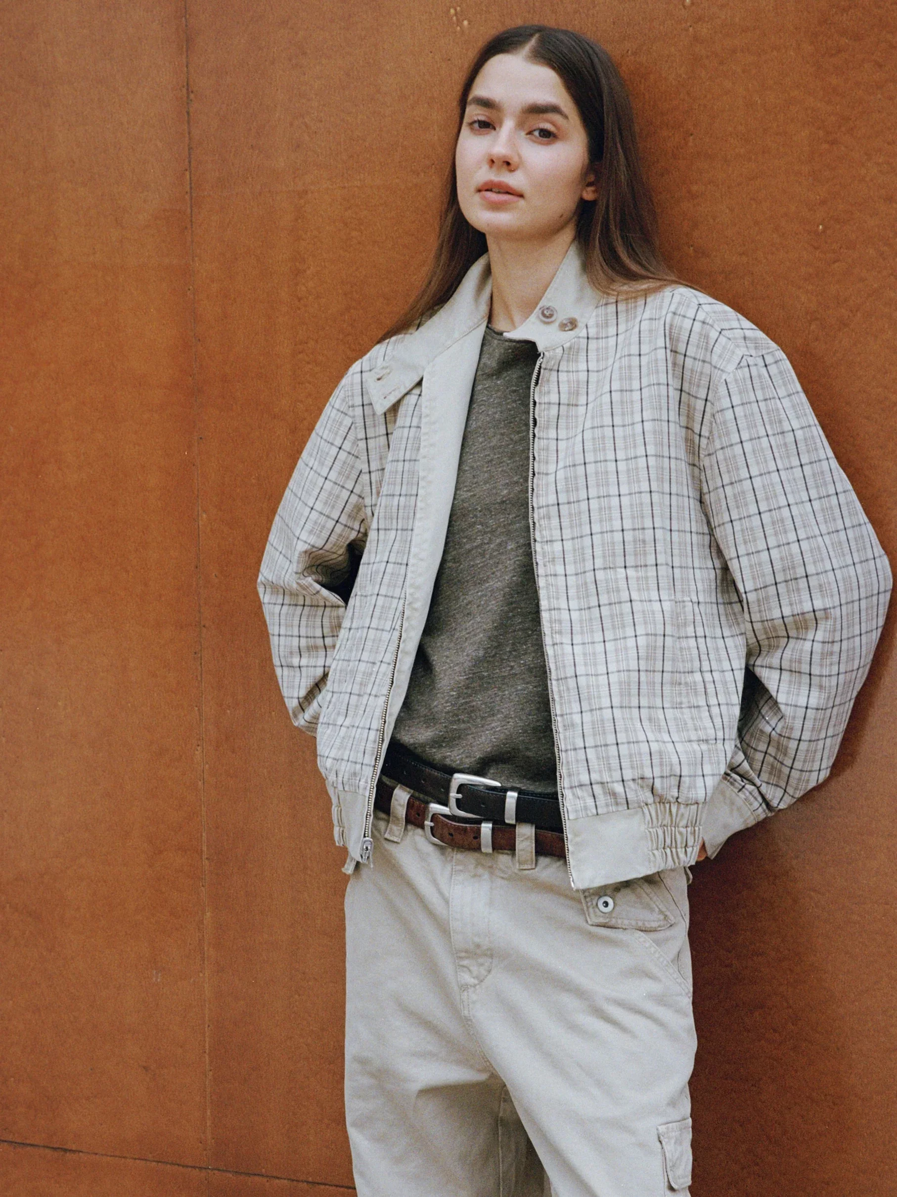 Reversible Cotton Twill G9 Harrington Jacket - Image 3