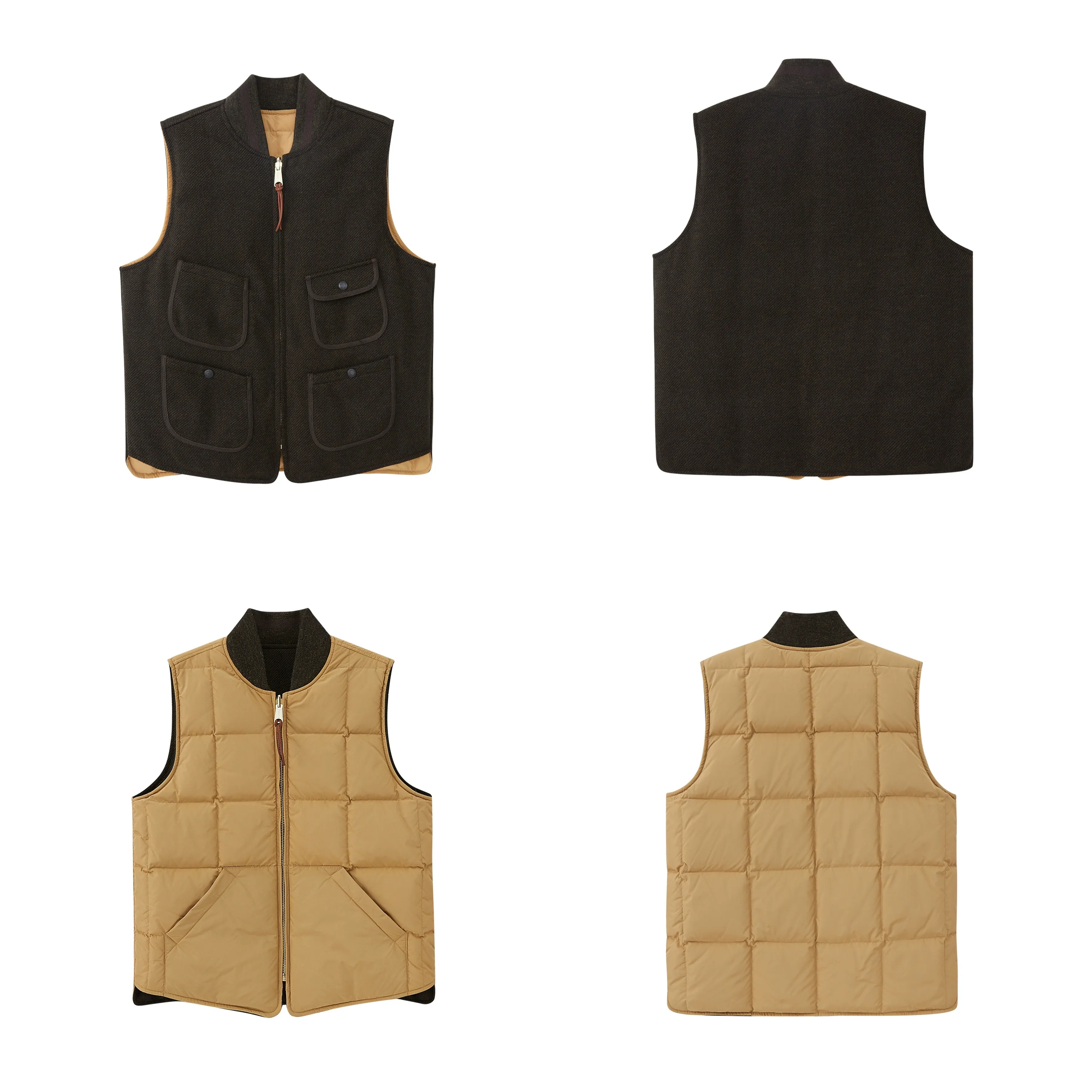 Reversible Down Work Vest - Image 6