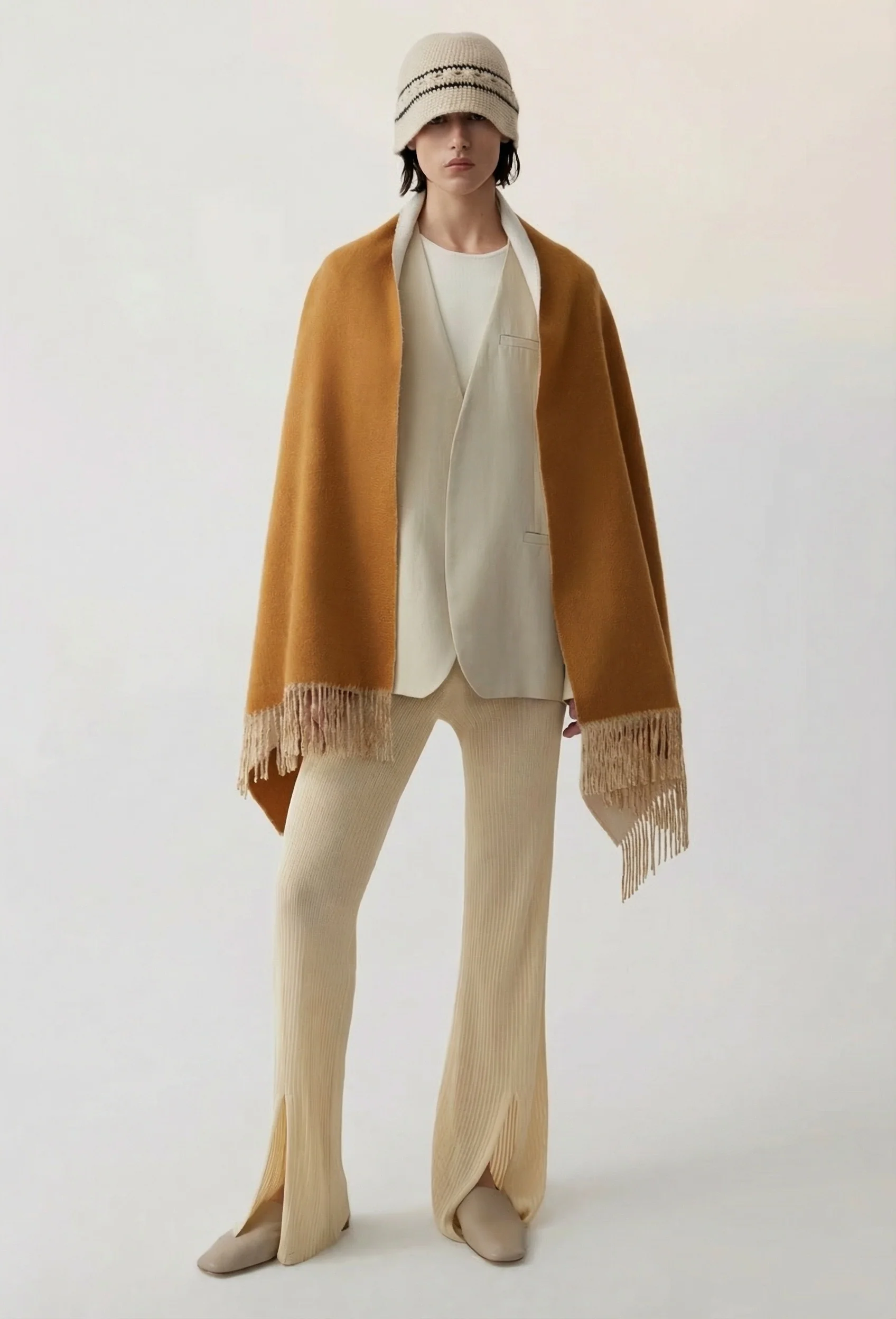 Reversible Fringe Scarf - Image 2