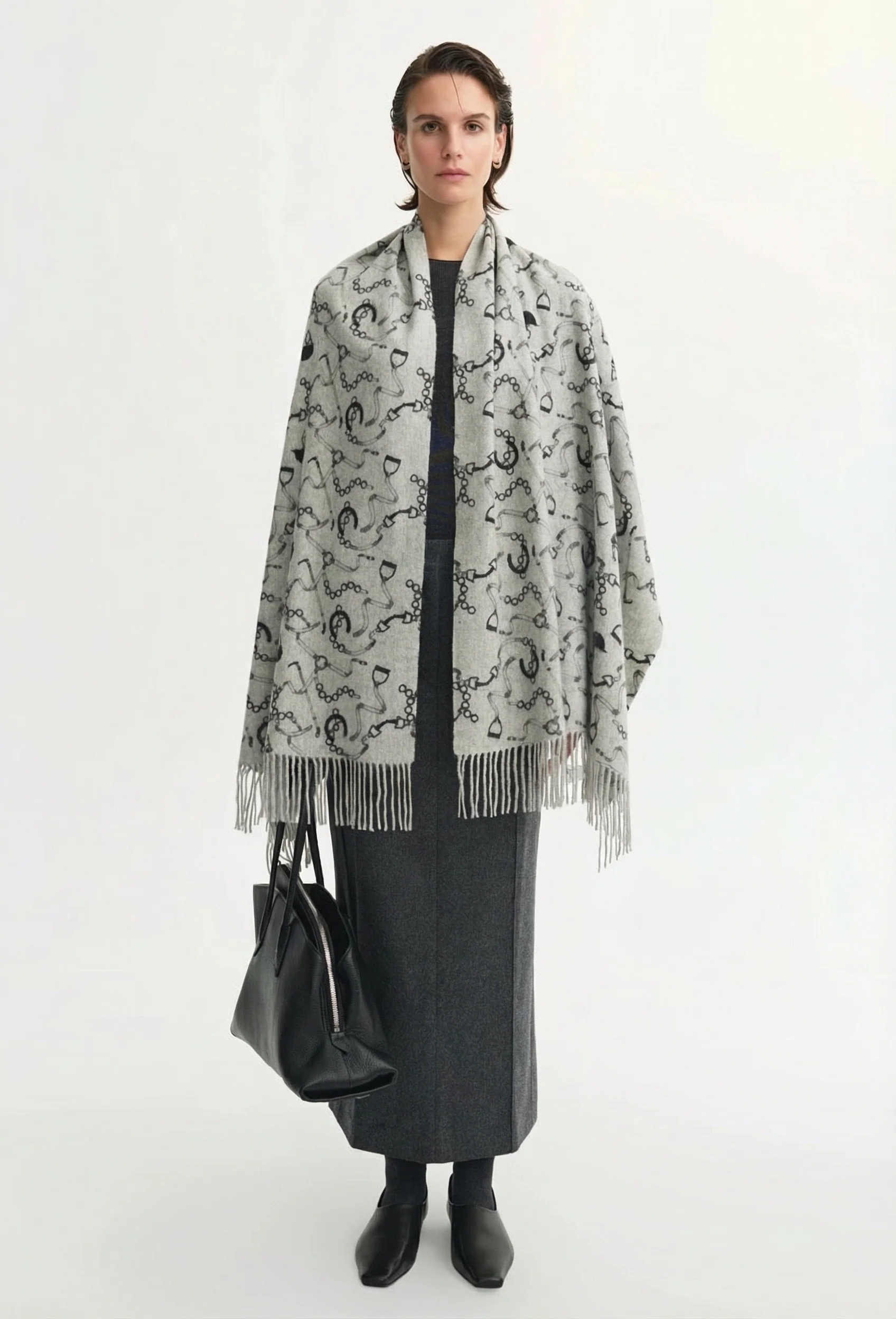 Reversible Fringe Wrap - Image 2