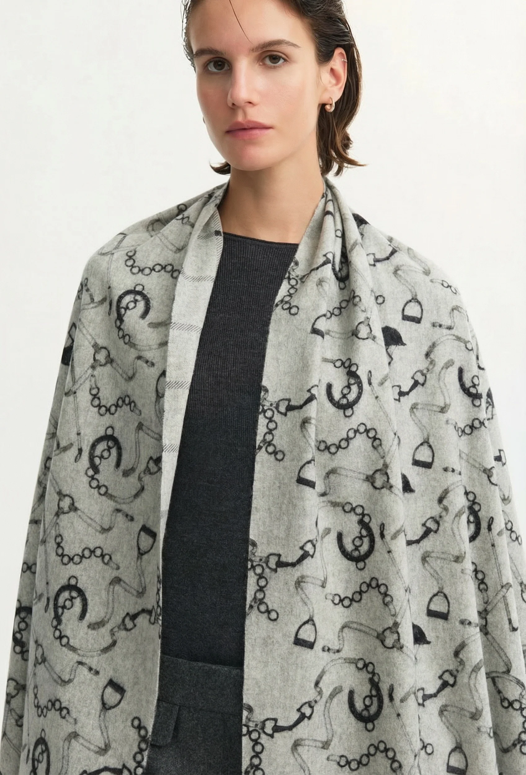 Reversible Fringe Wrap - Image 3
