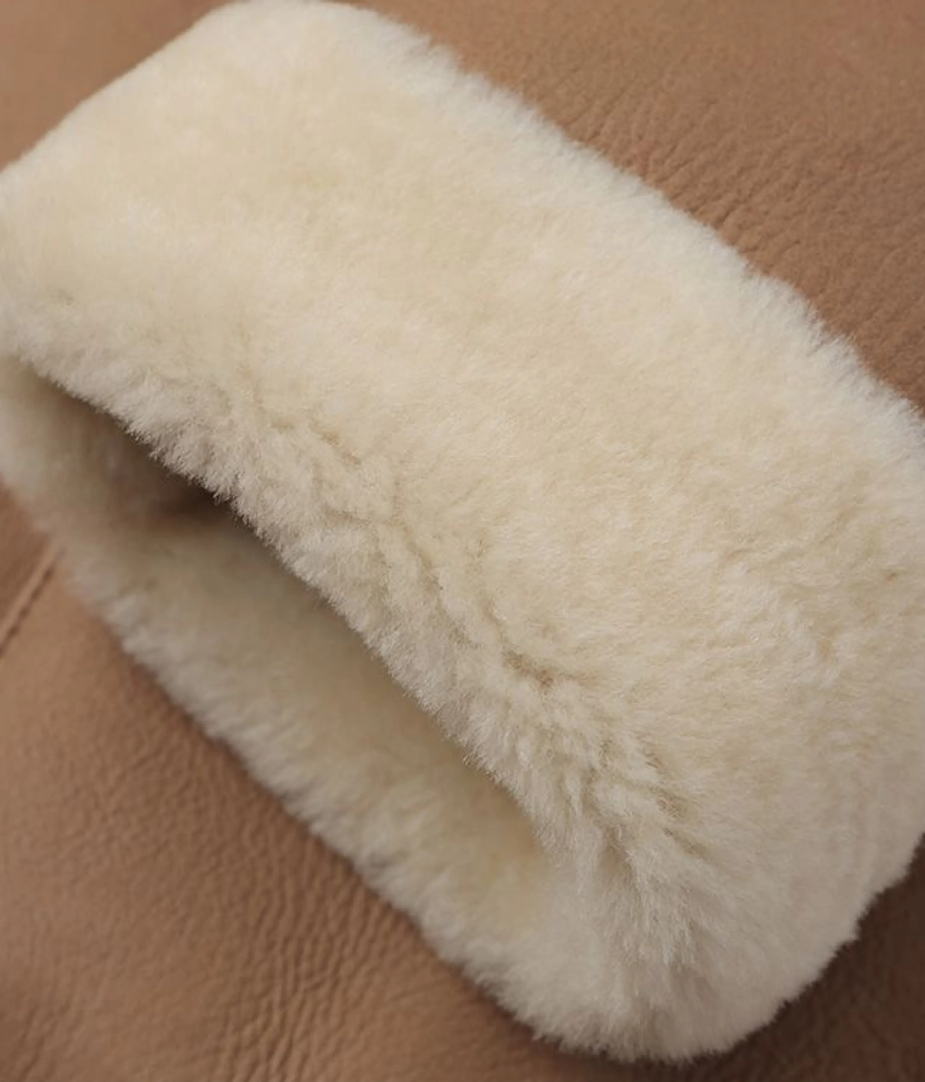 Reversible Hooded Shearling Coat - Image 5