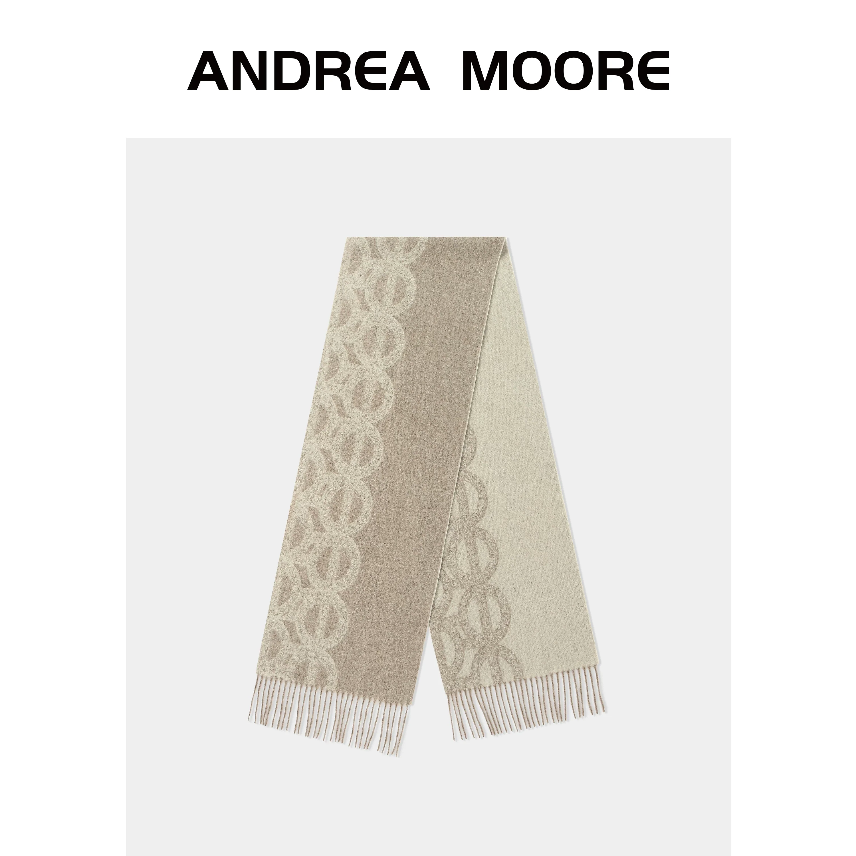 Reversible Jacquard Lambswool Scarf - Image 5
