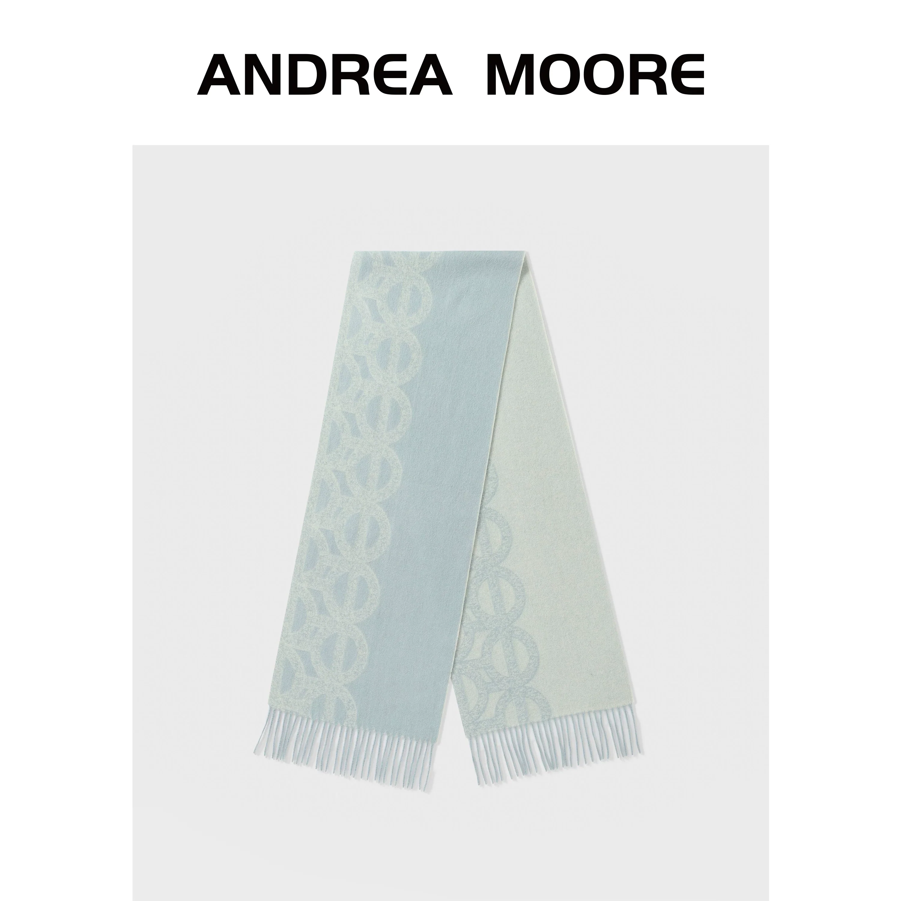 Reversible Jacquard Lambswool Scarf - Image 7