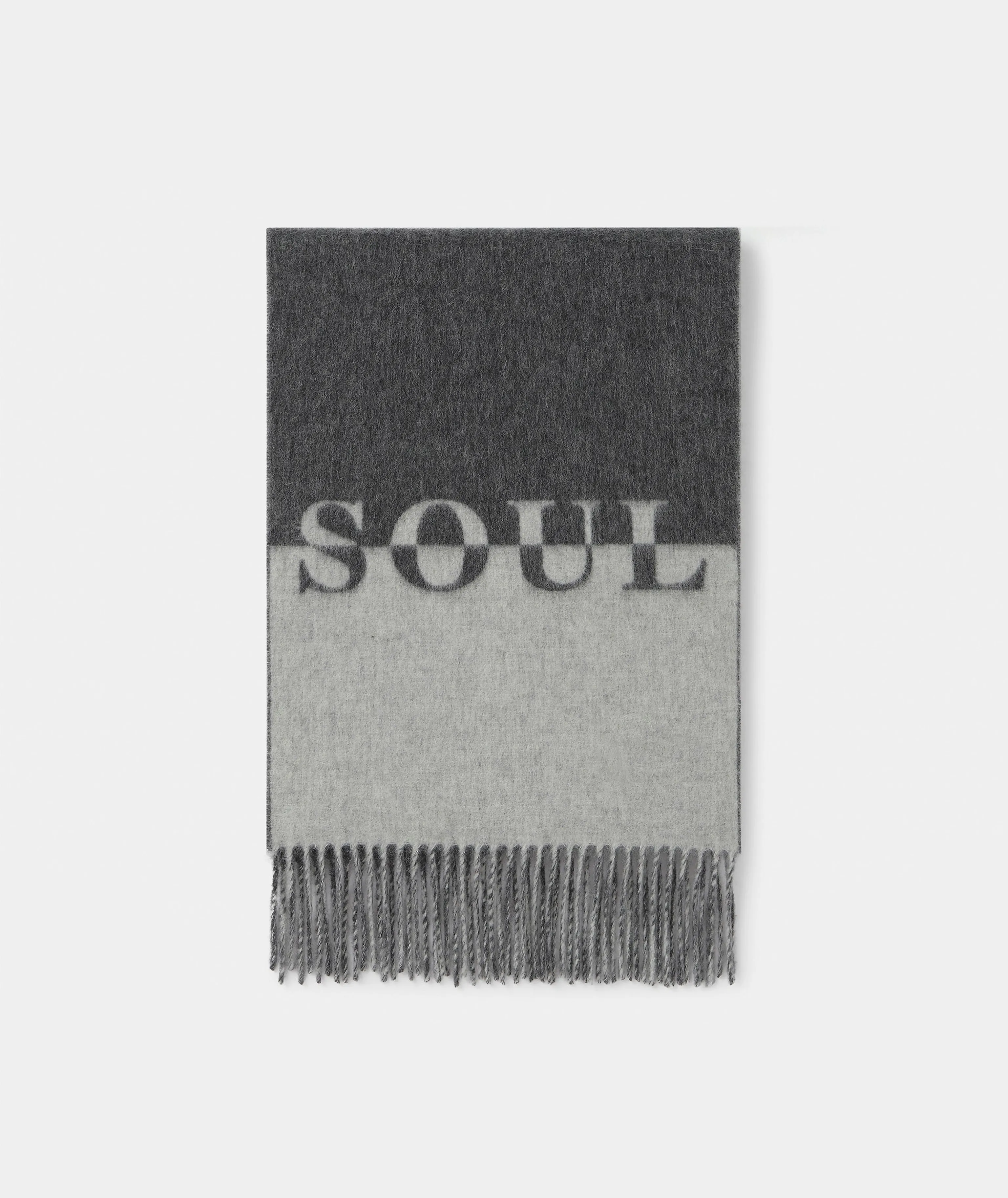 Reversible Lambswool Jacquard Scarf - Image 6