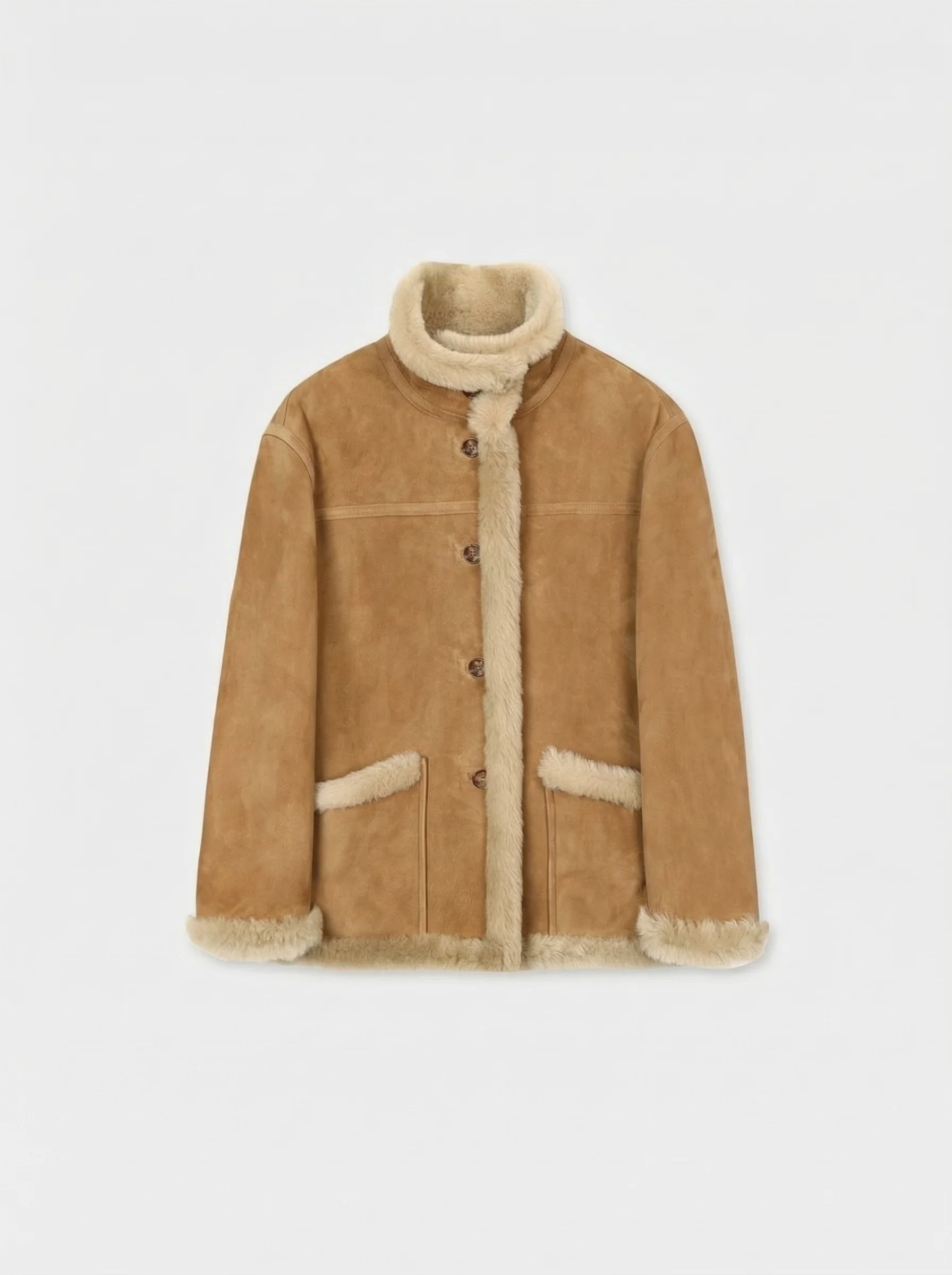 Reversible Merino Shearling Jacket - Image 6