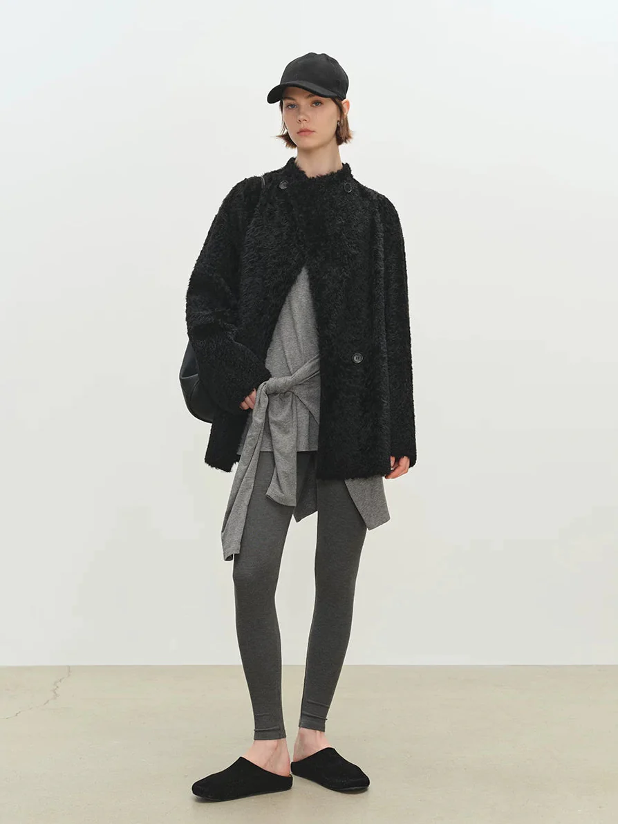Reversible Shearling Jacket - Image 8
