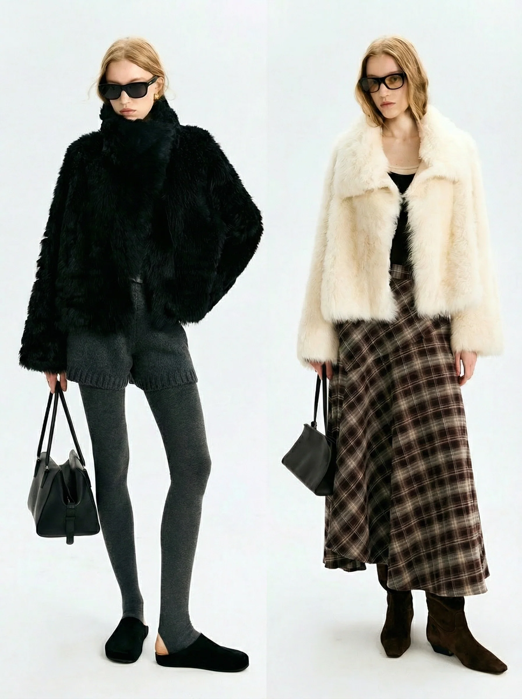 Reversible Toscana Shearling Short Coat - Image 5