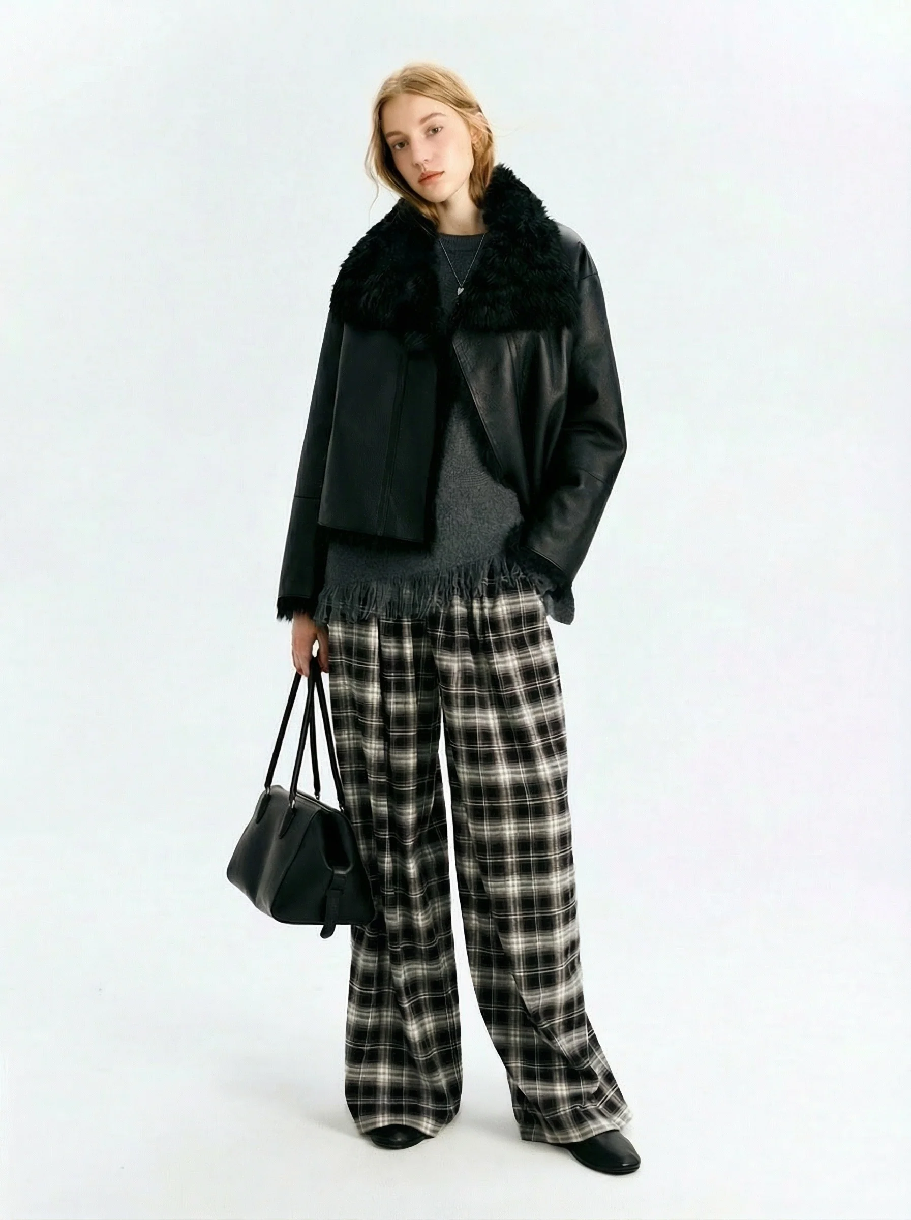 Reversible Toscana Shearling Short Coat - Image 6