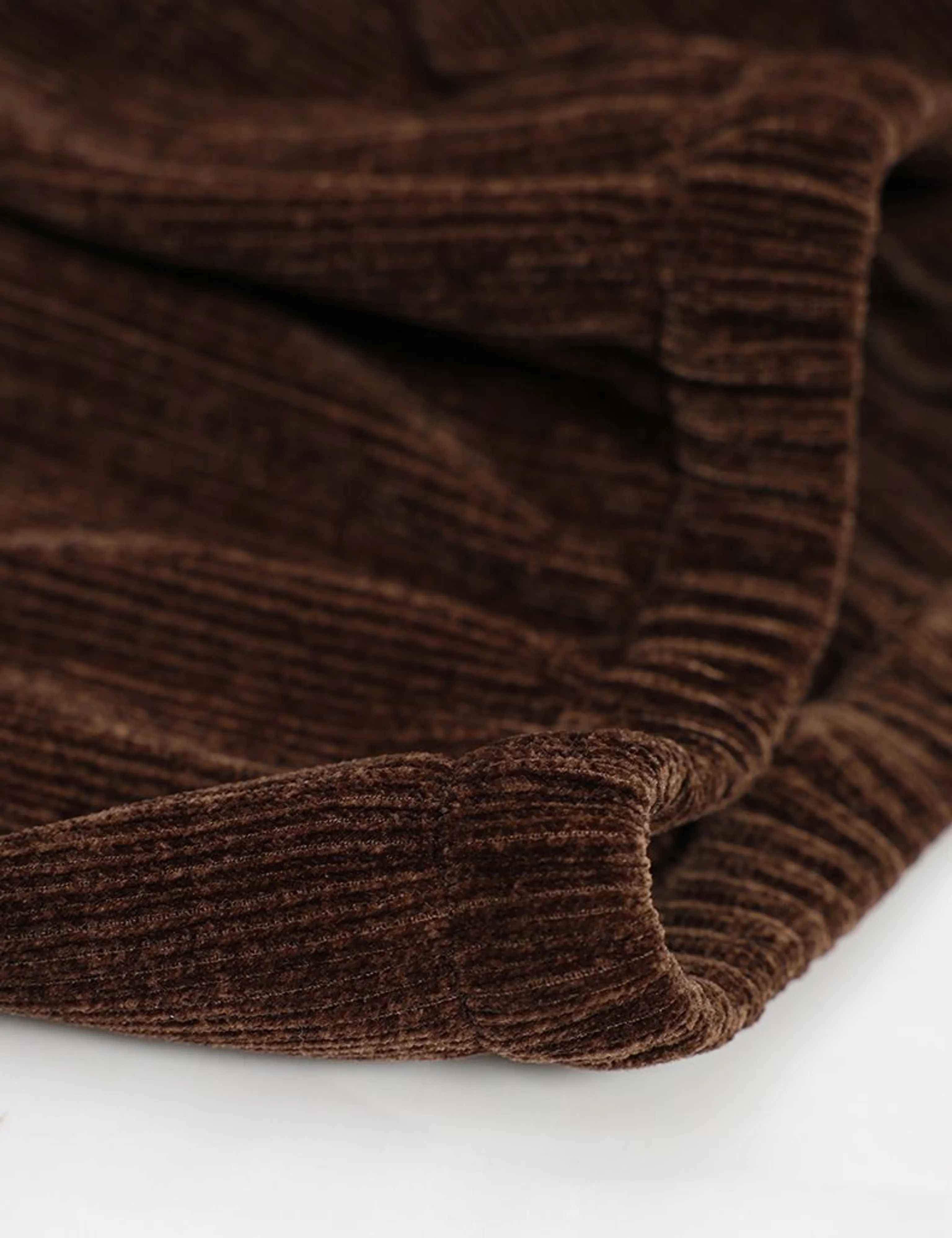 Ribbed Chenille Wide-Leg Pants