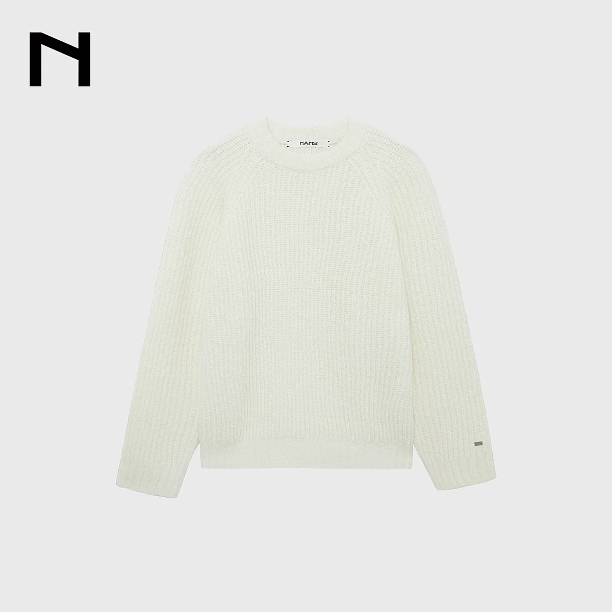 Ribbed Crew Neck Sweater - Image 7