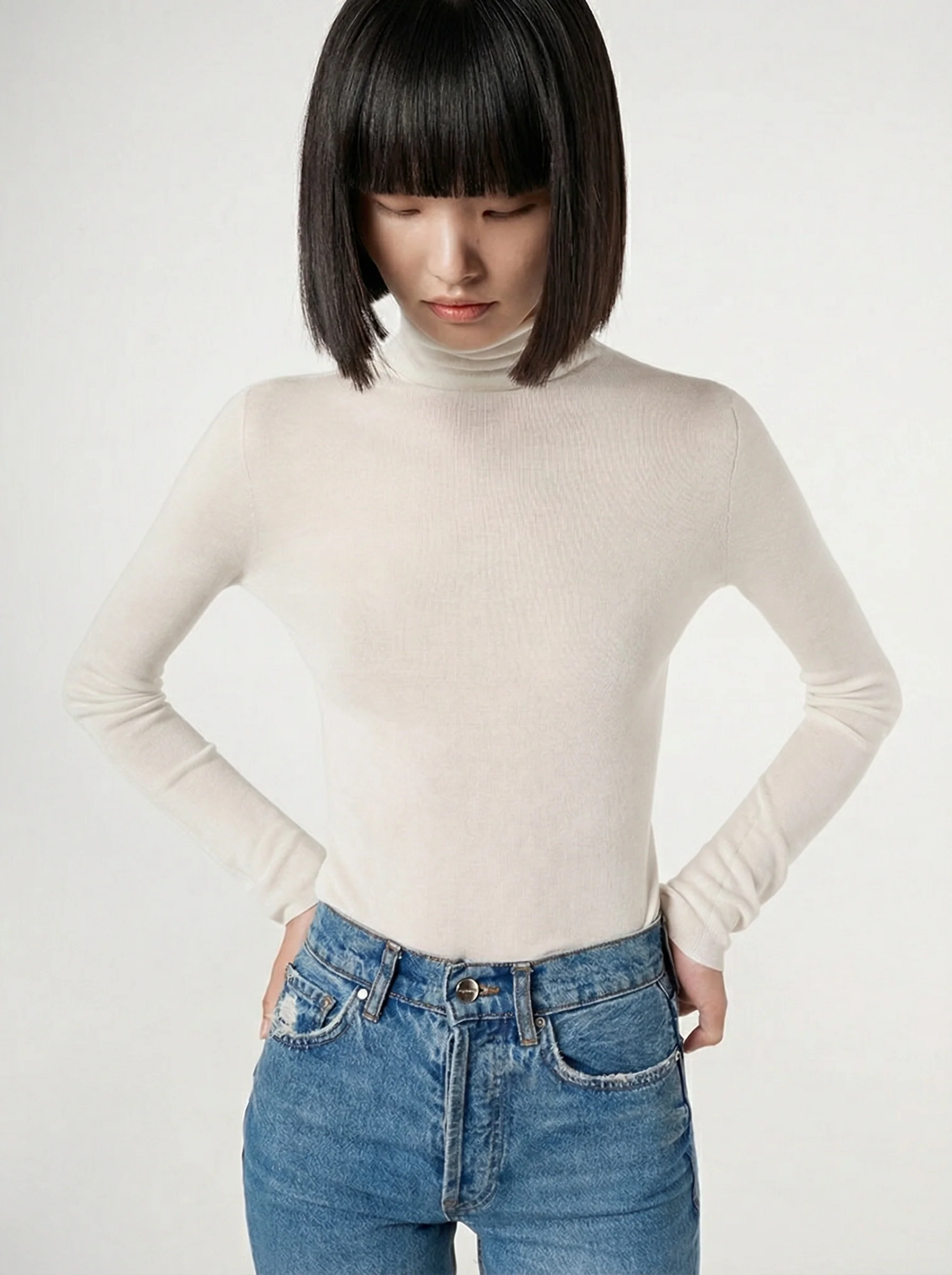 Ribbed High-Neck Base Layer Top - Image 6