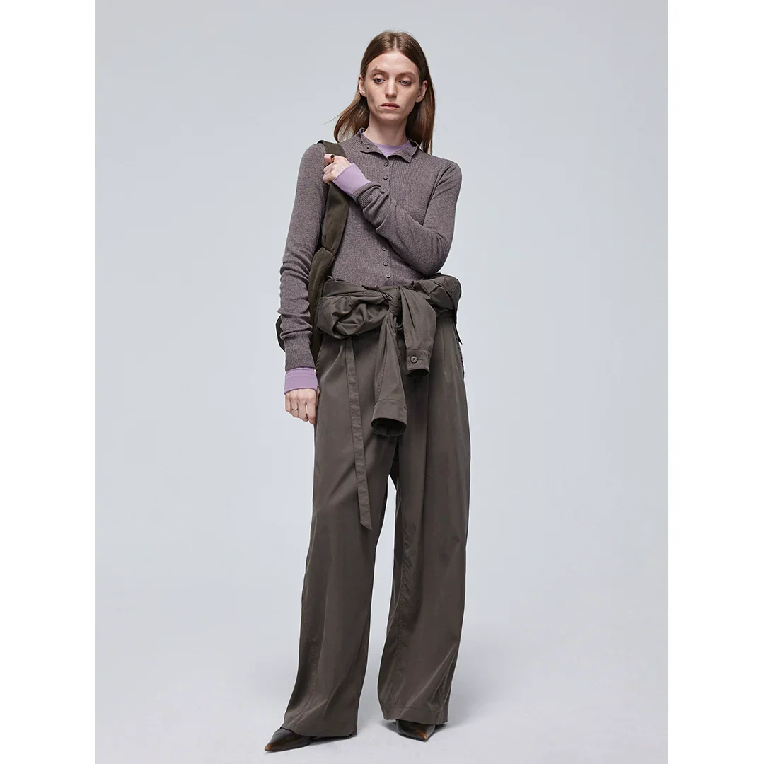 Ribbed Knit Cardigan - Image 3