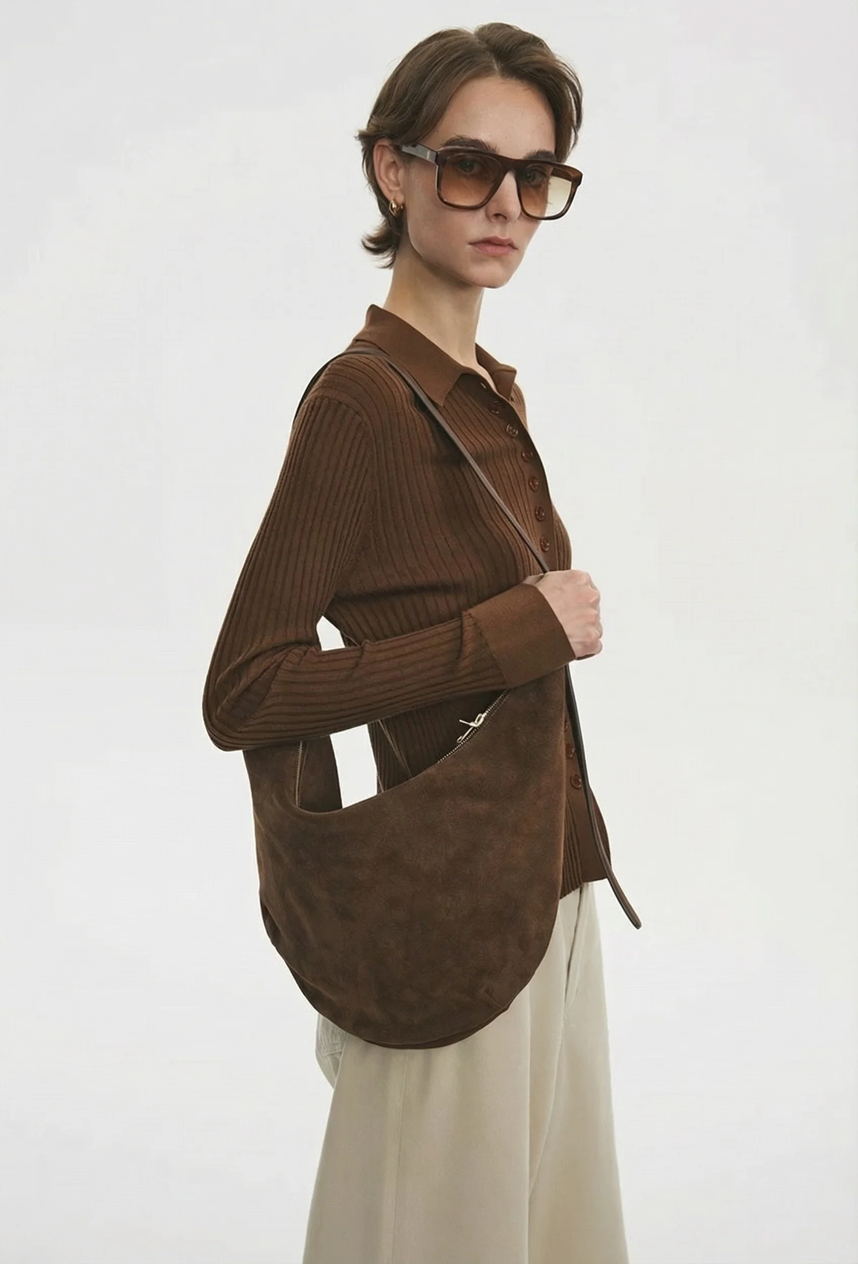 Ribbed Knit Cardigan - Image 4
