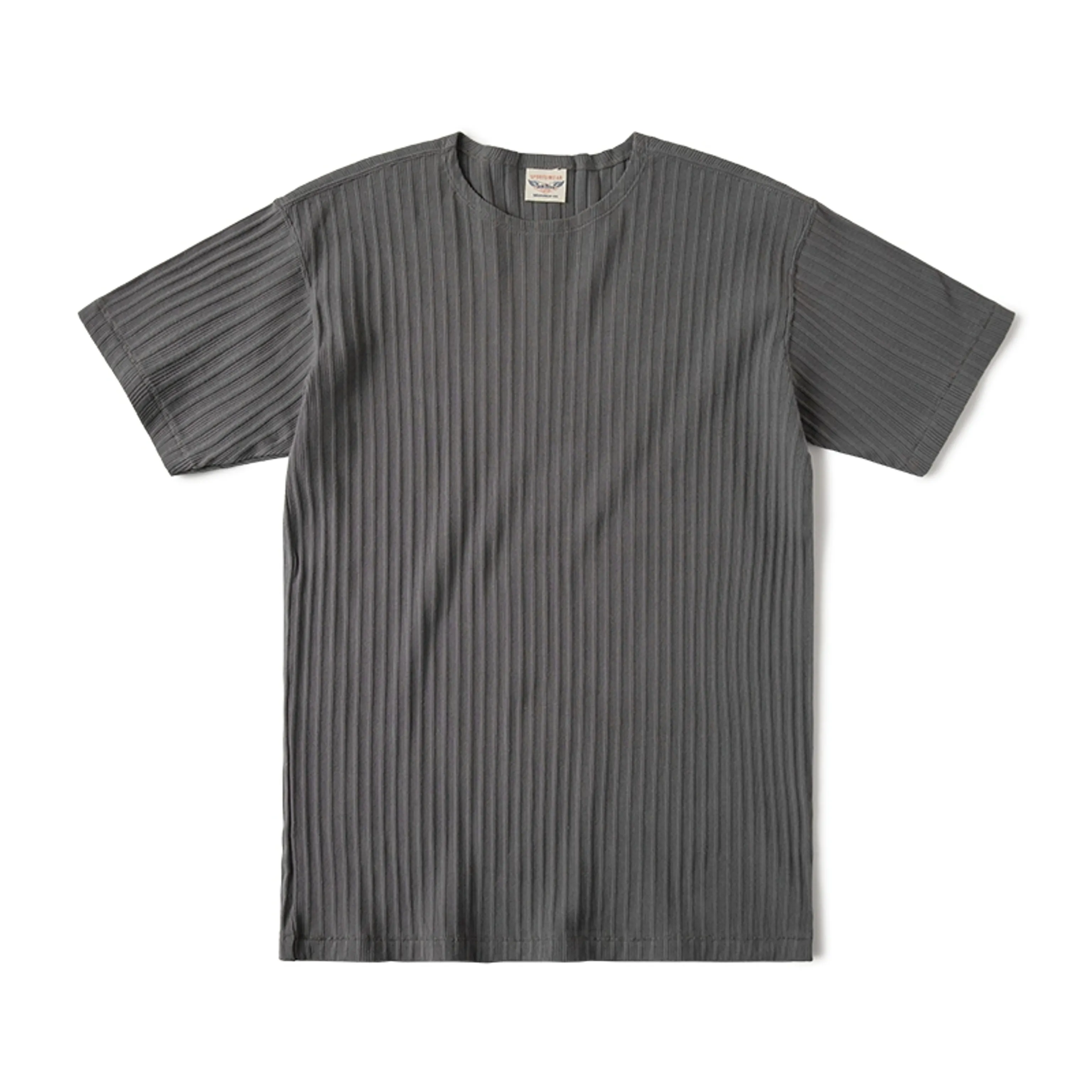 Ribbed Knit Slim T-Shirt - Image 12