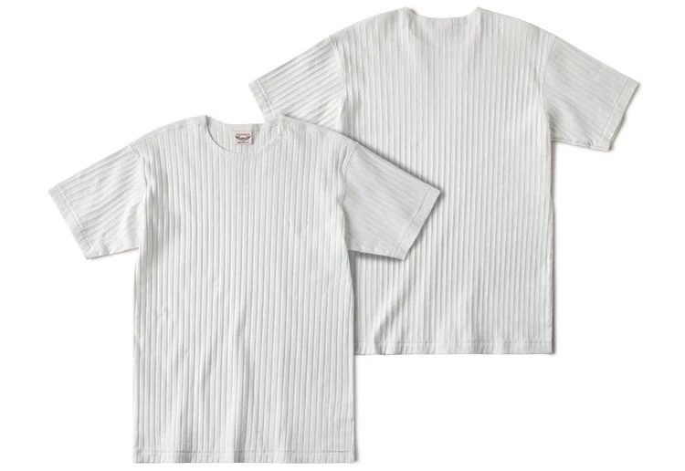 Ribbed Knit Slim T-Shirt - Image 2