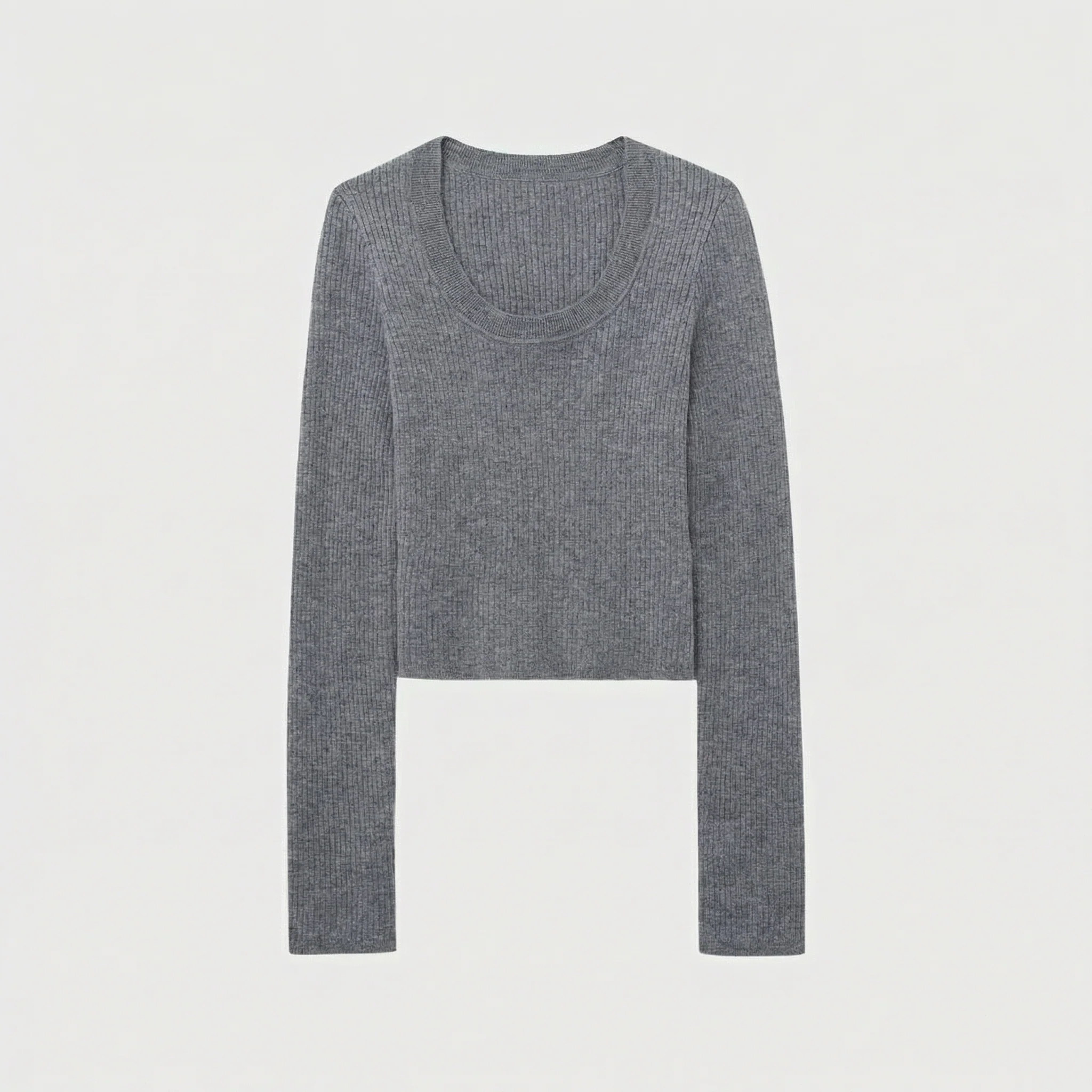 Ribbed Knit Sweater - Image 2