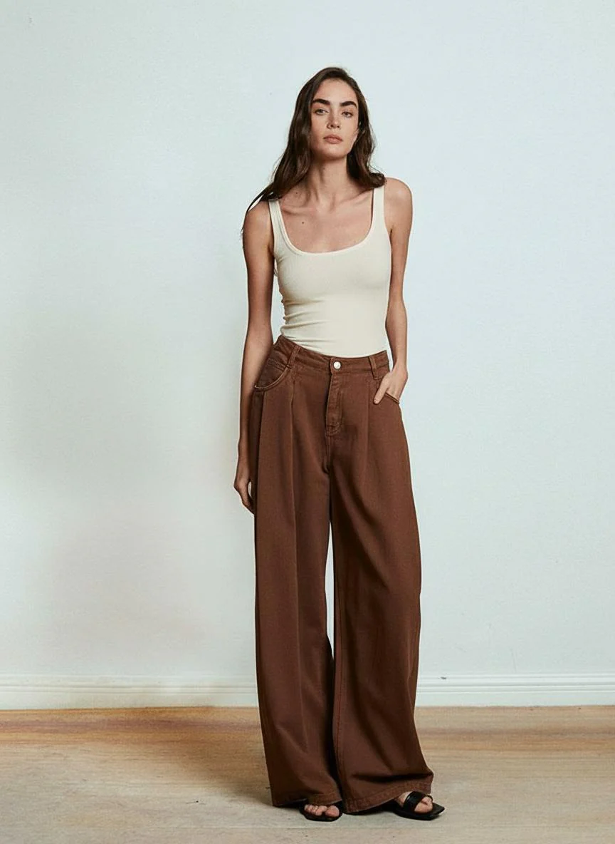 Ribbed Merino-Viscose Tank - Image 3