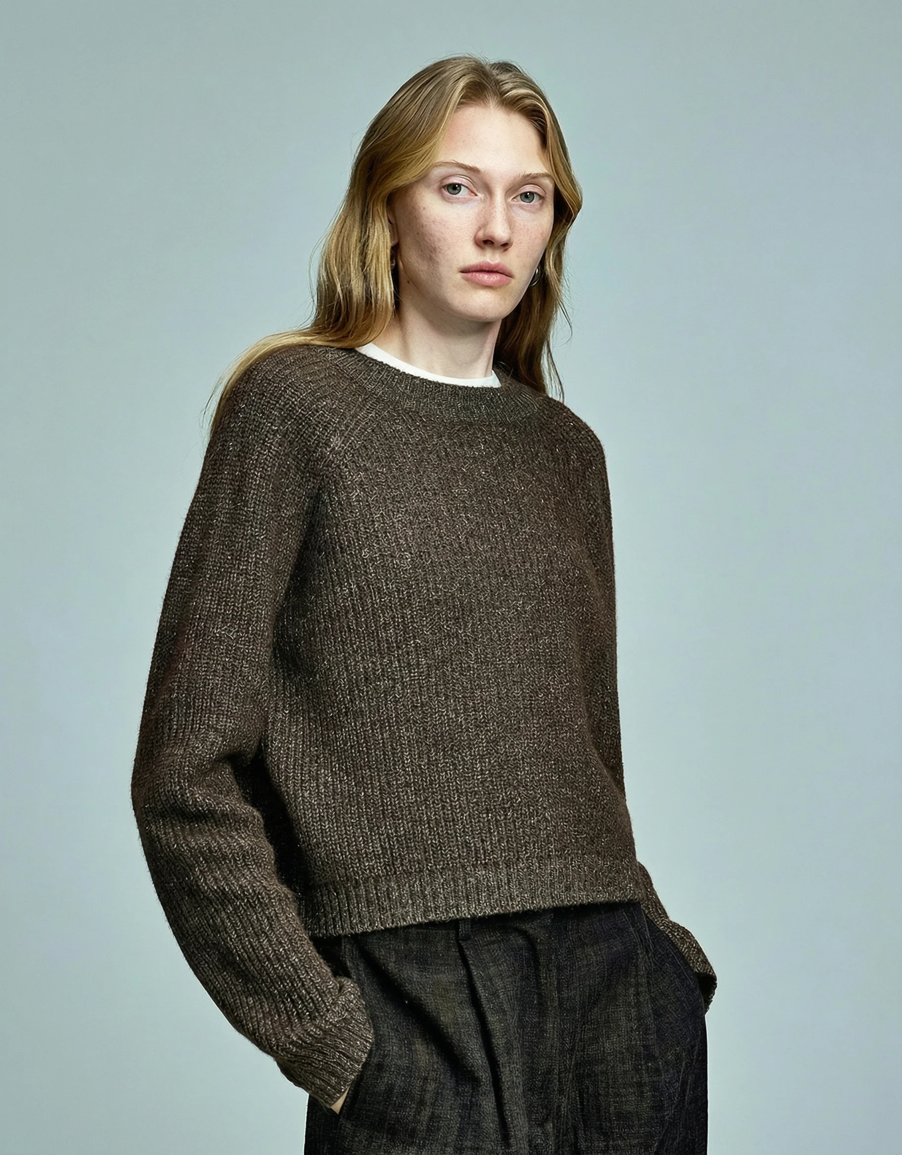 Ribbed Raglan Sweater - Image 3