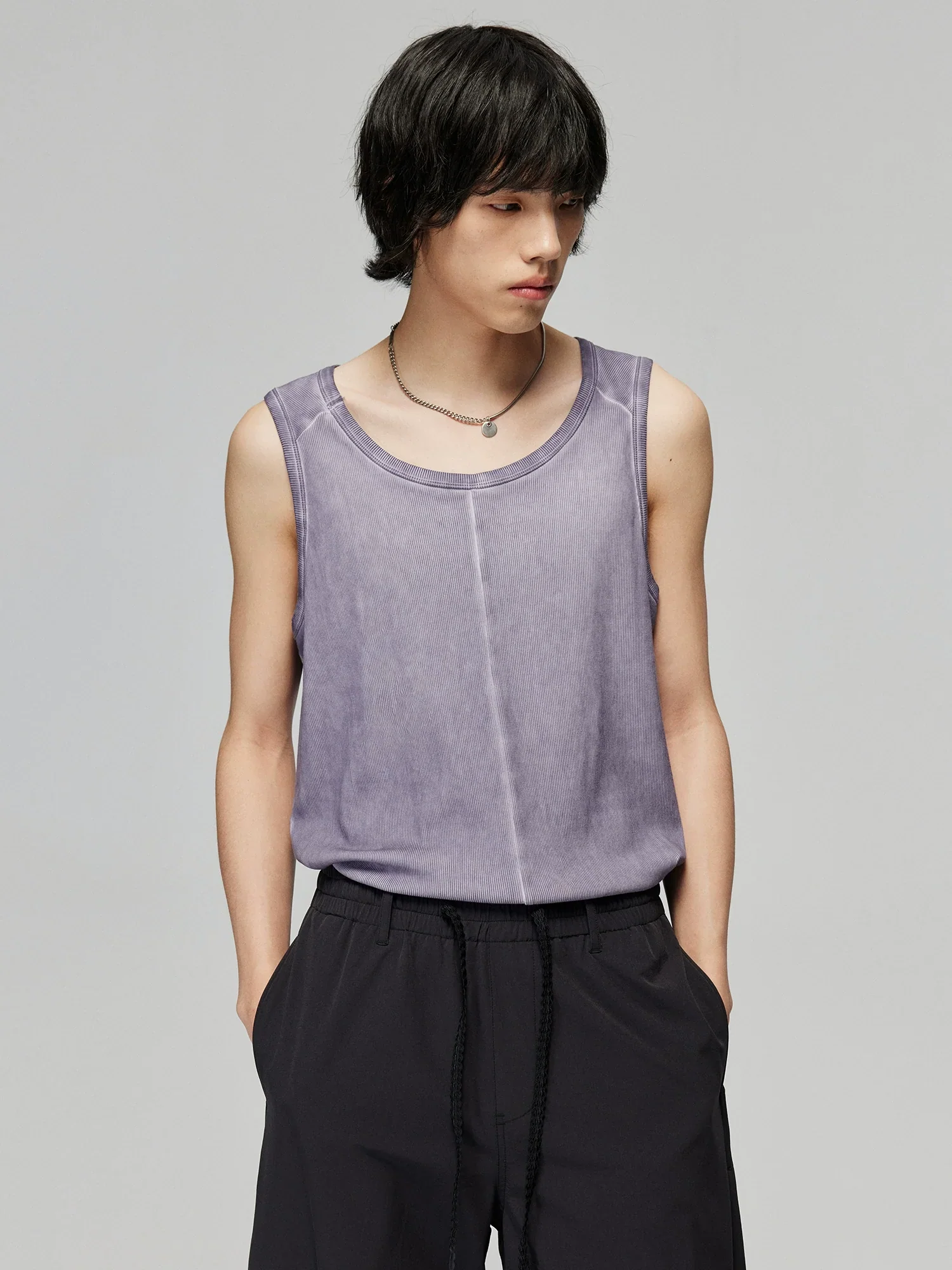 Ribbed Seam Tank Top - Image 3