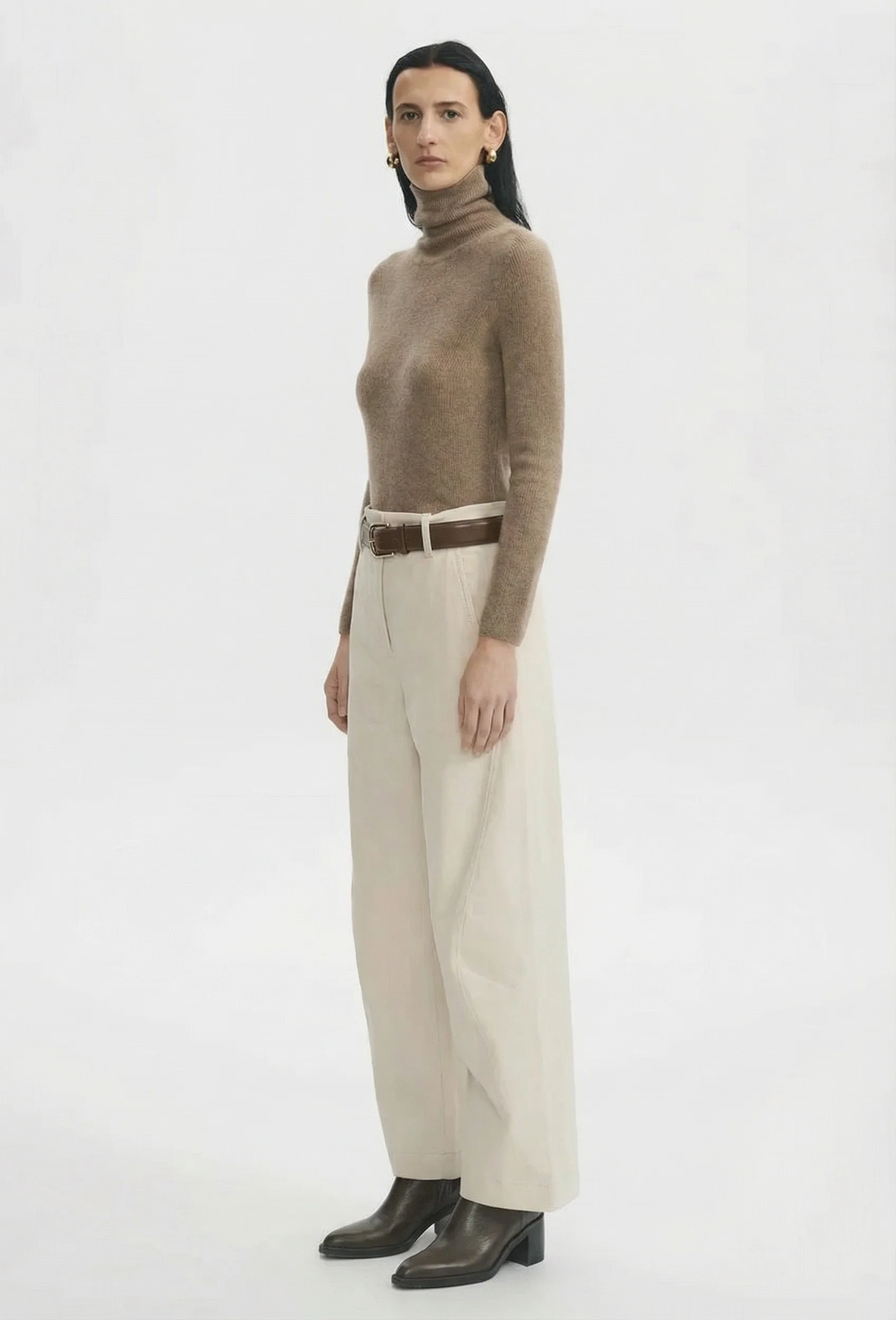 Ribbed Turtleneck Sweater - Image 2
