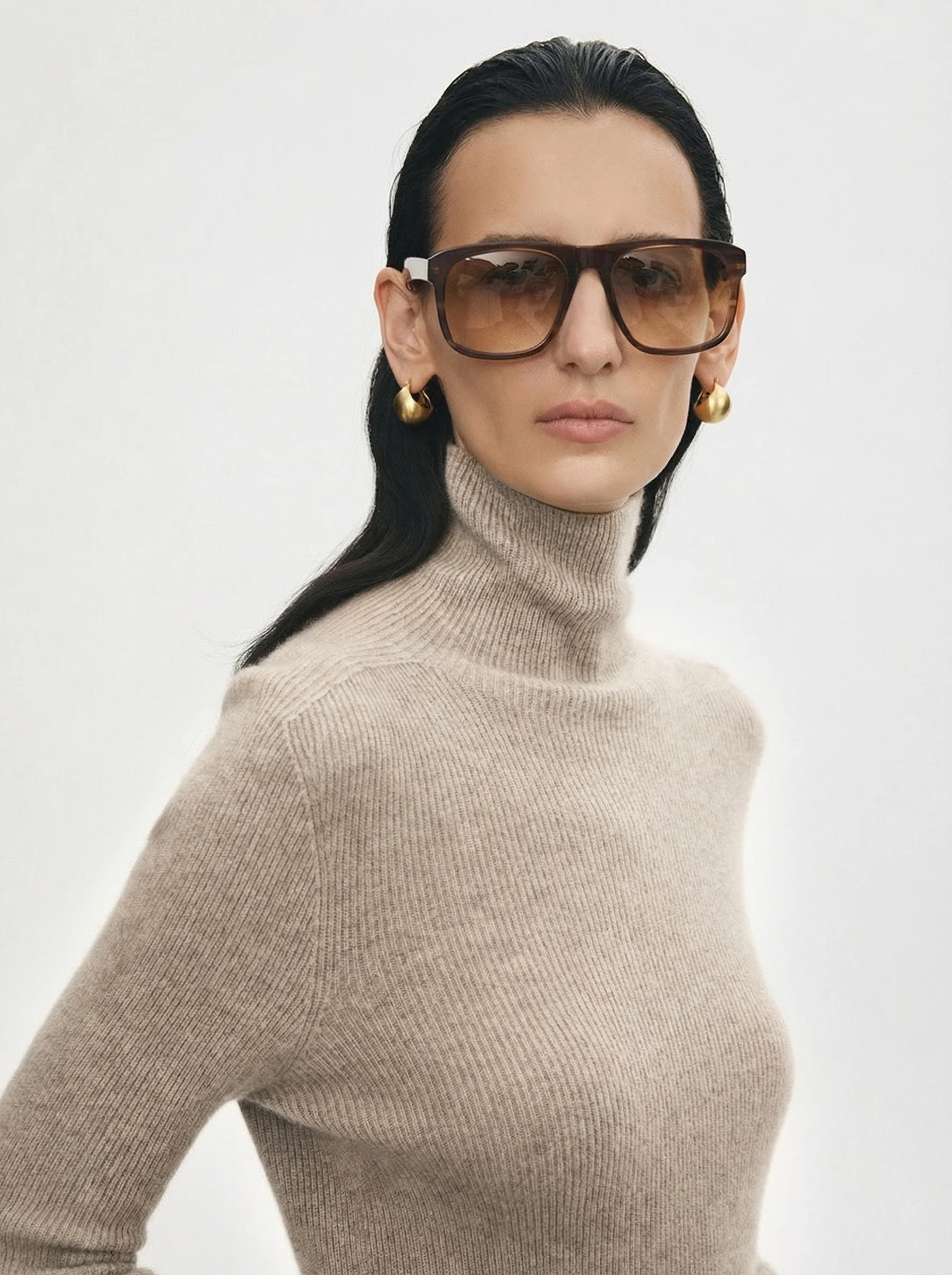 Ribbed Turtleneck Sweater - Image 4