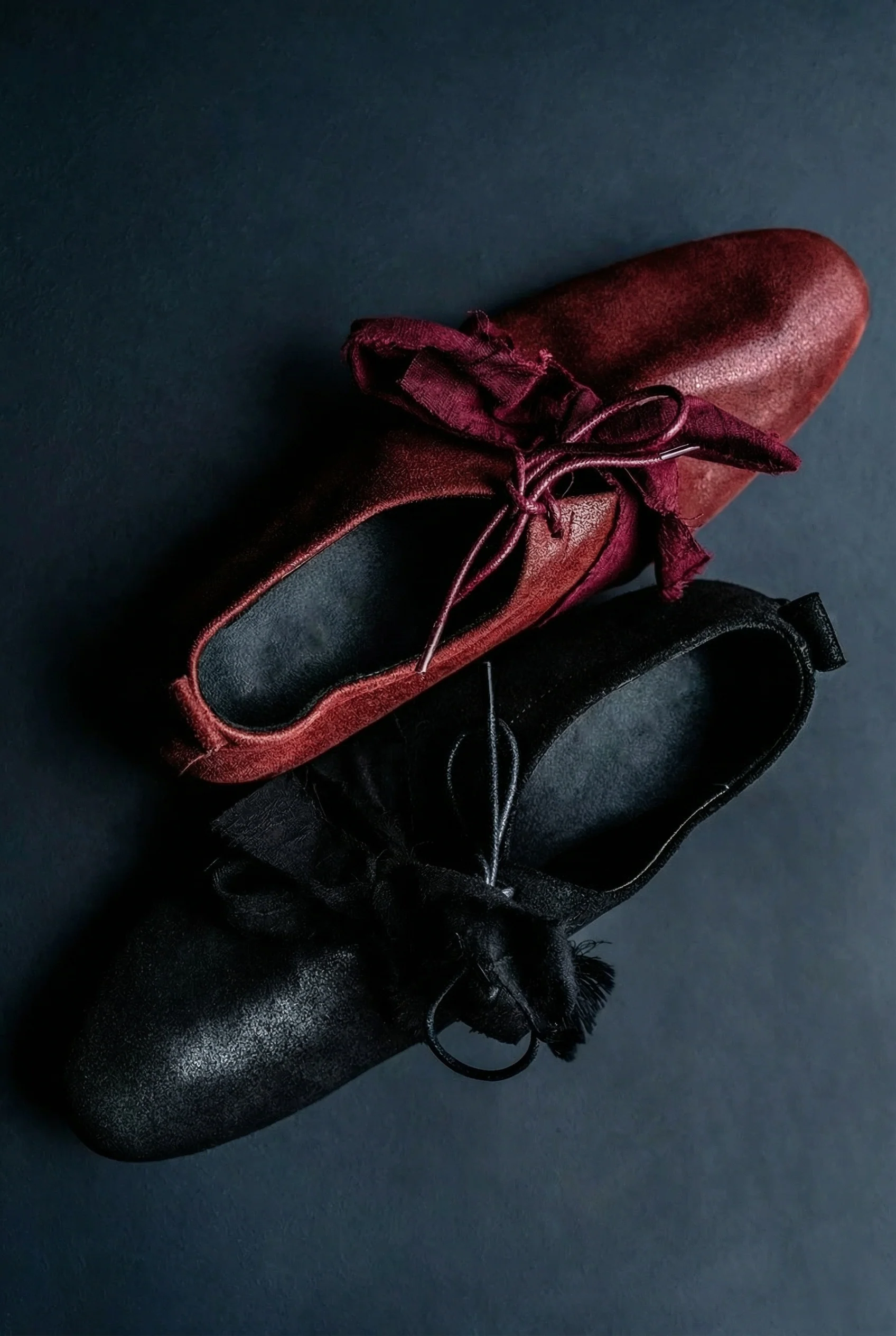 Ribbon-Lace Reverse Suede Oxfords - Image 5