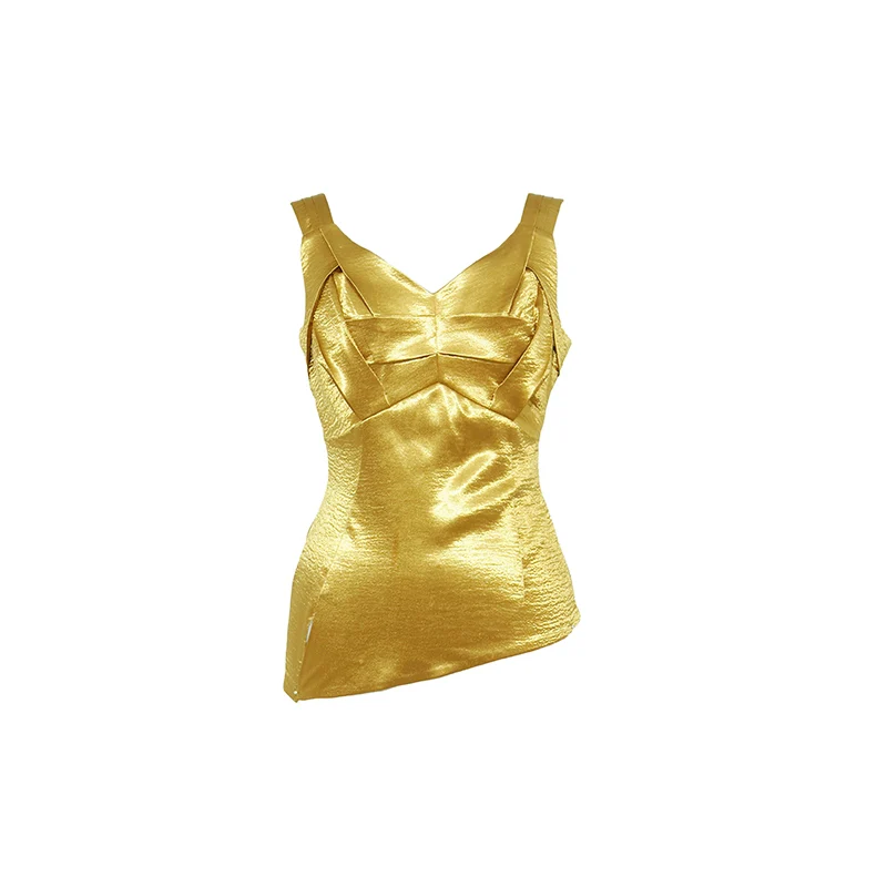 Rimless Gold Structure Top - Image 6