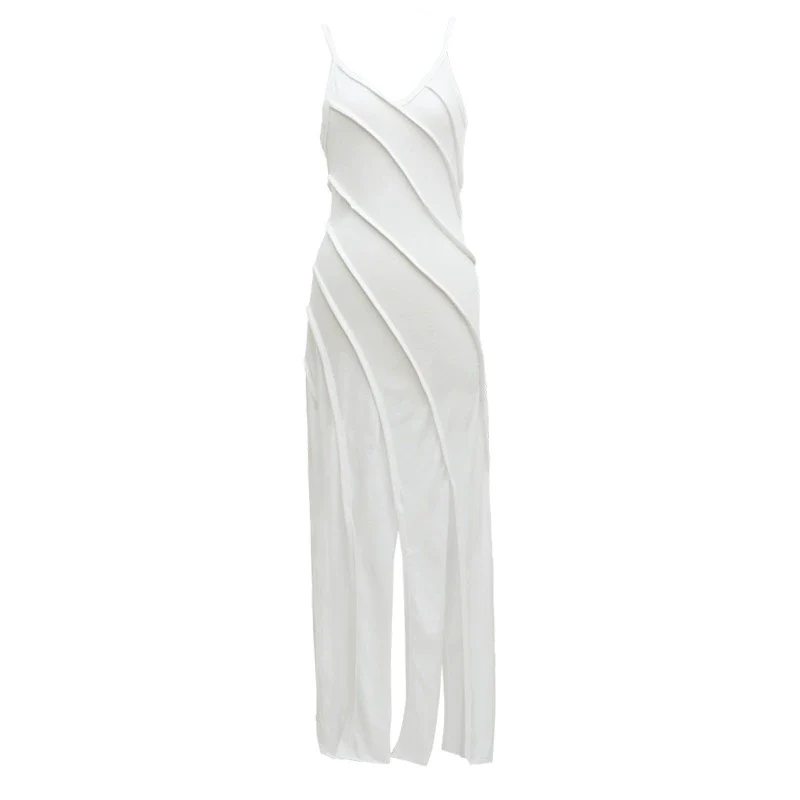 Rimless Knitted Slip Dress - Image 6