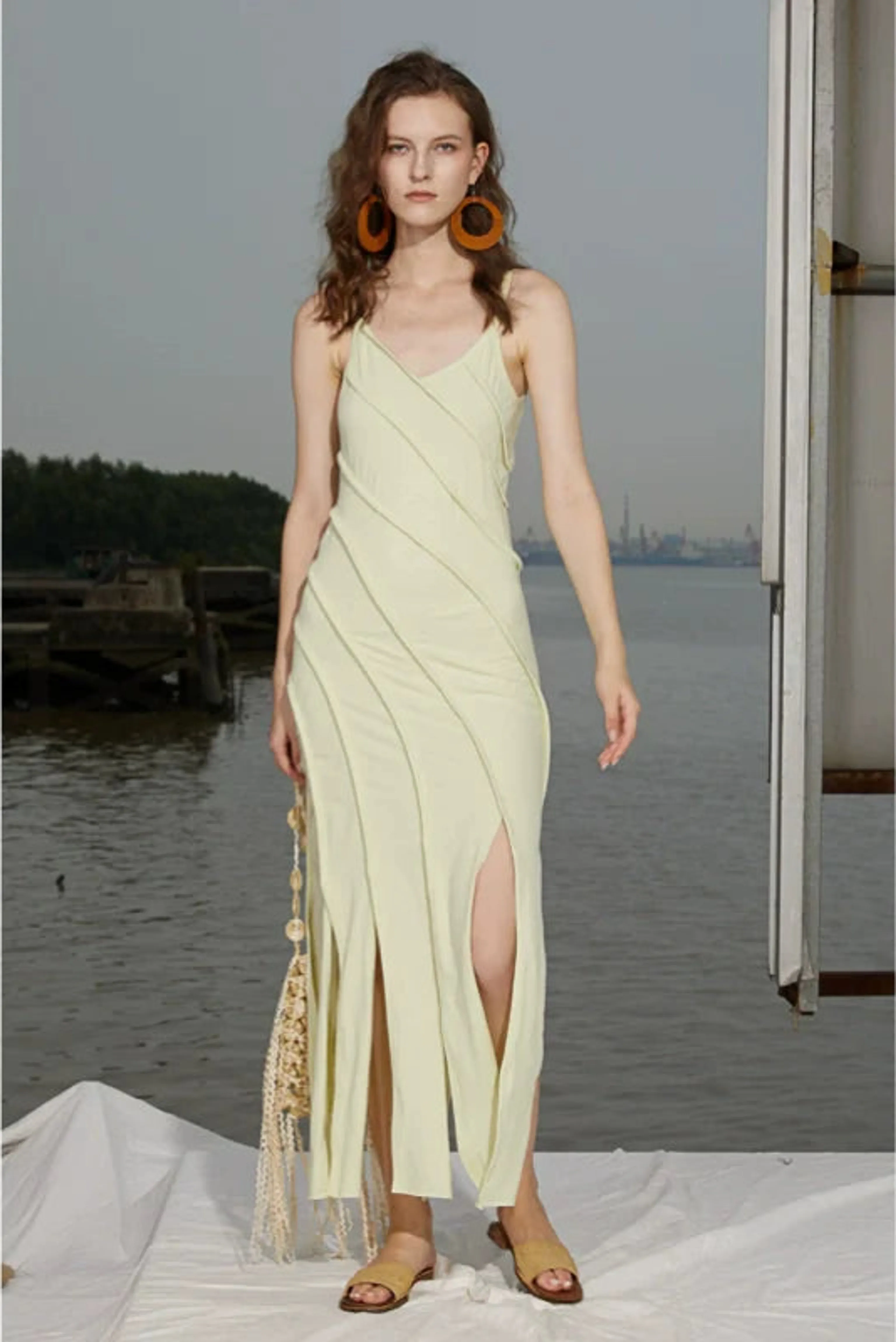 Rimless Knitted Slip Dress - Image 7