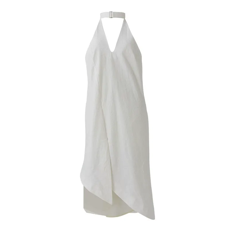 Rimless Pattern Halter Dress - Image 6