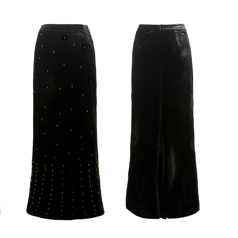 Rimless Velvet Skirt - Image 14