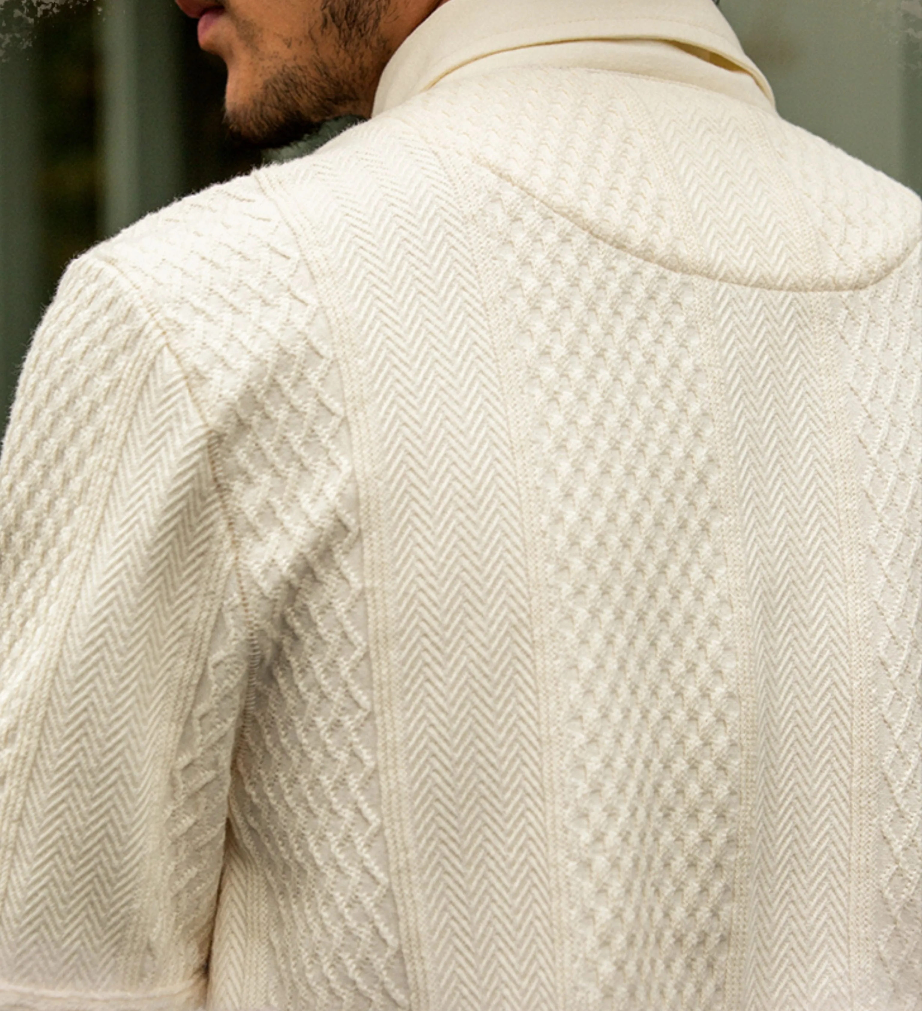 Ripple Jacquard Knit Polo - Image 6