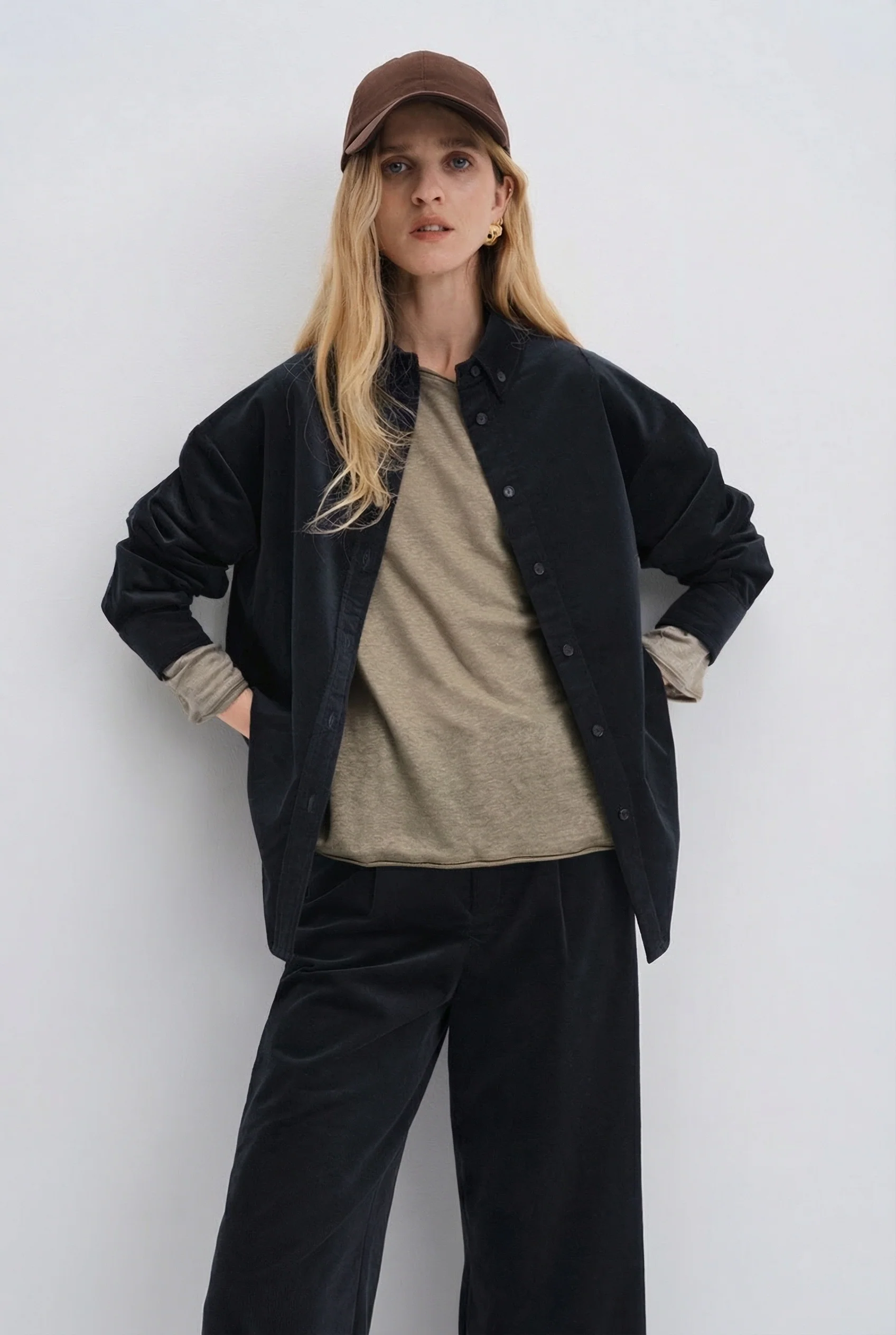 Roberta Corduroy Overshirt and Trousers - Image 4