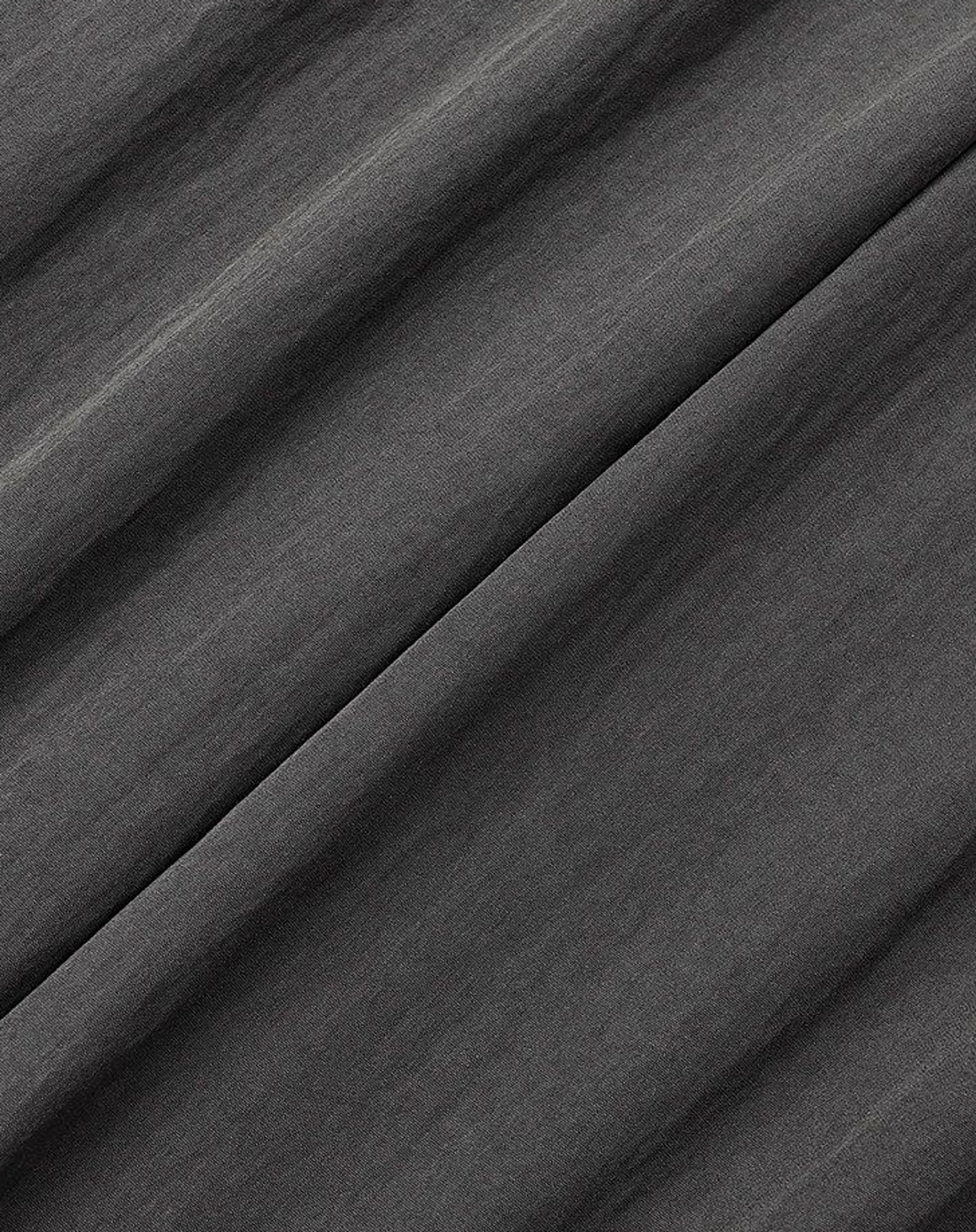 Rock Gray Wide-Leg Drawstring Pants - Image 3