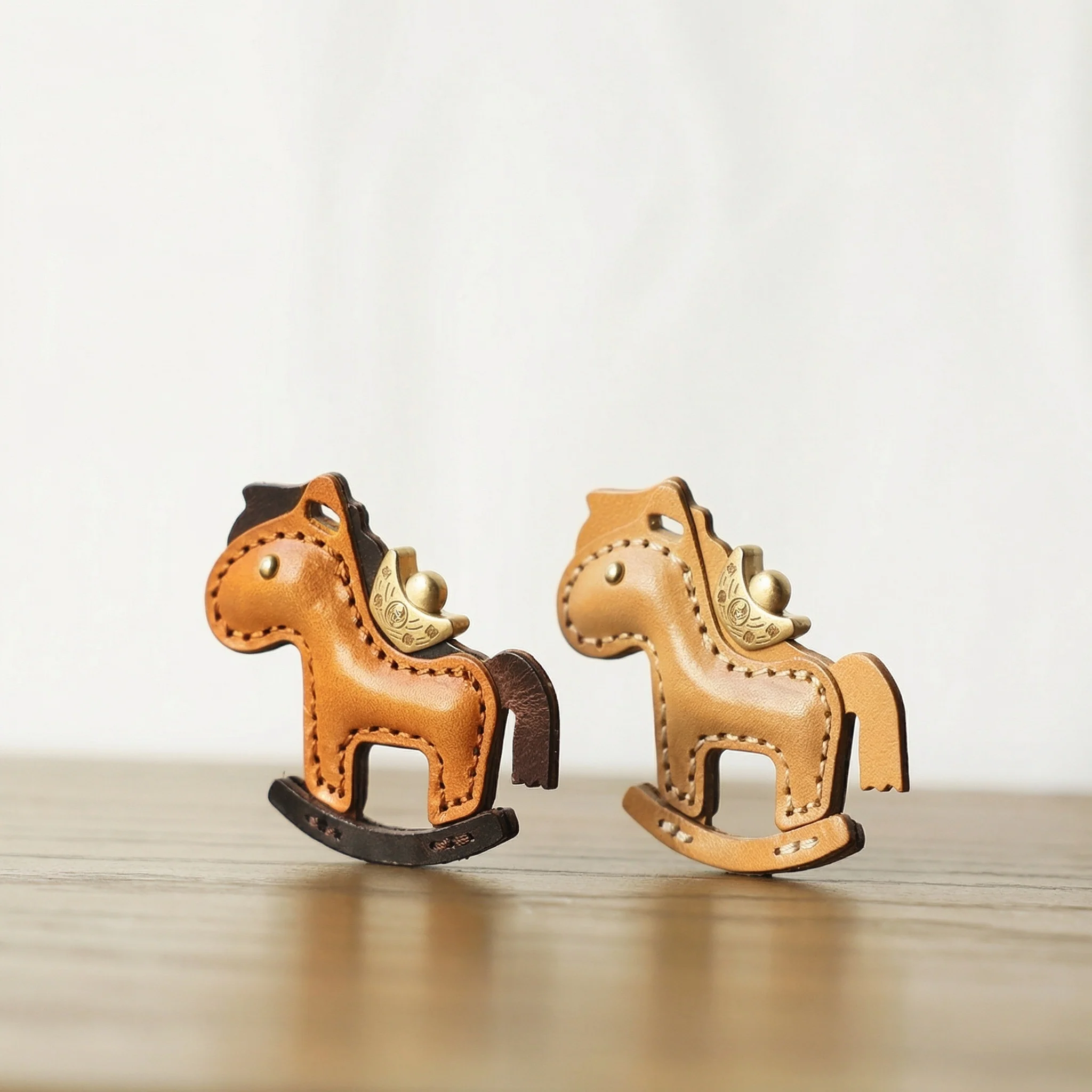 Rocking Horse Leather Keychain - Image 11
