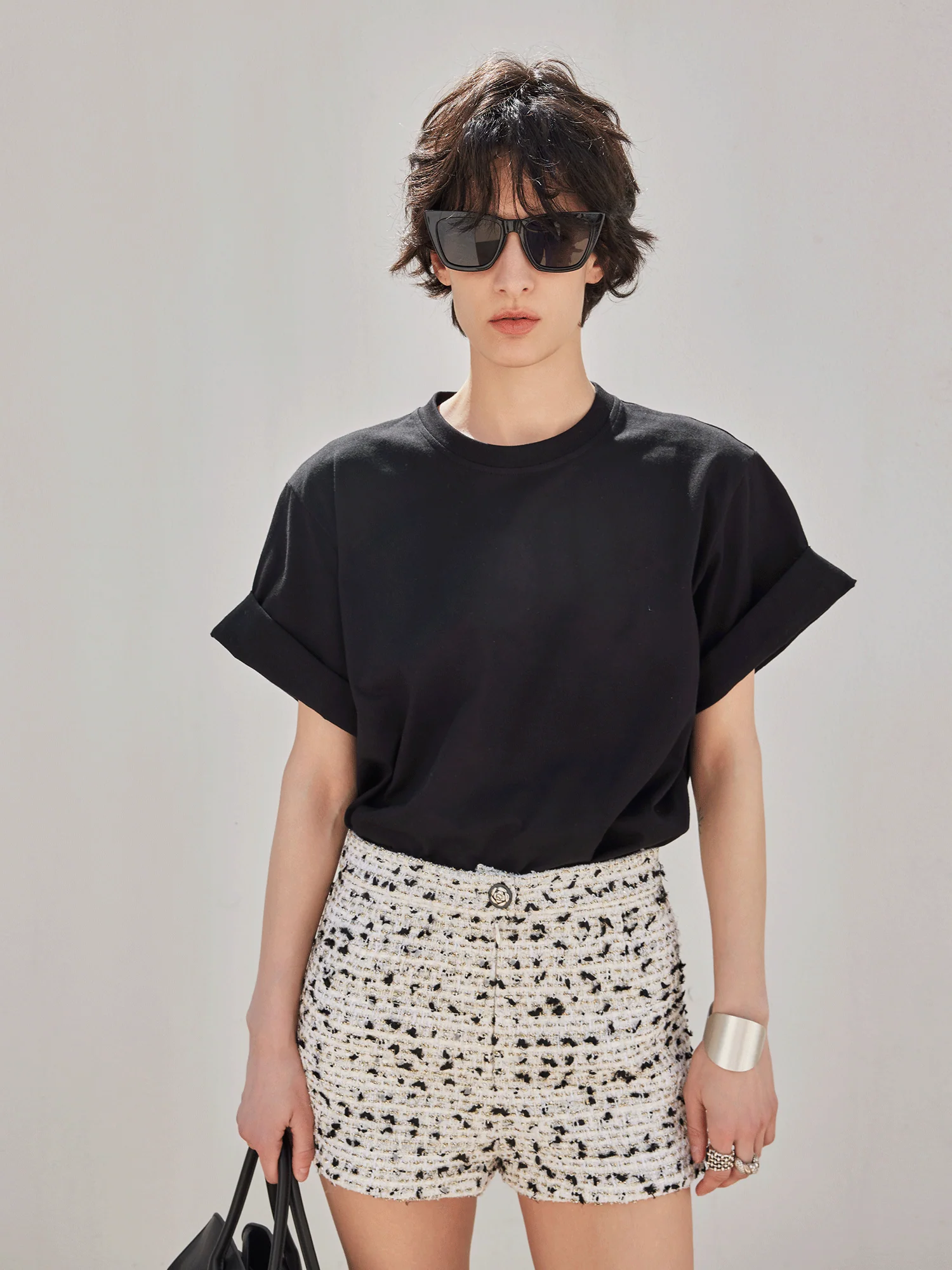 Rolled-Cuff Cotton Crew T-Shirt - Image 3