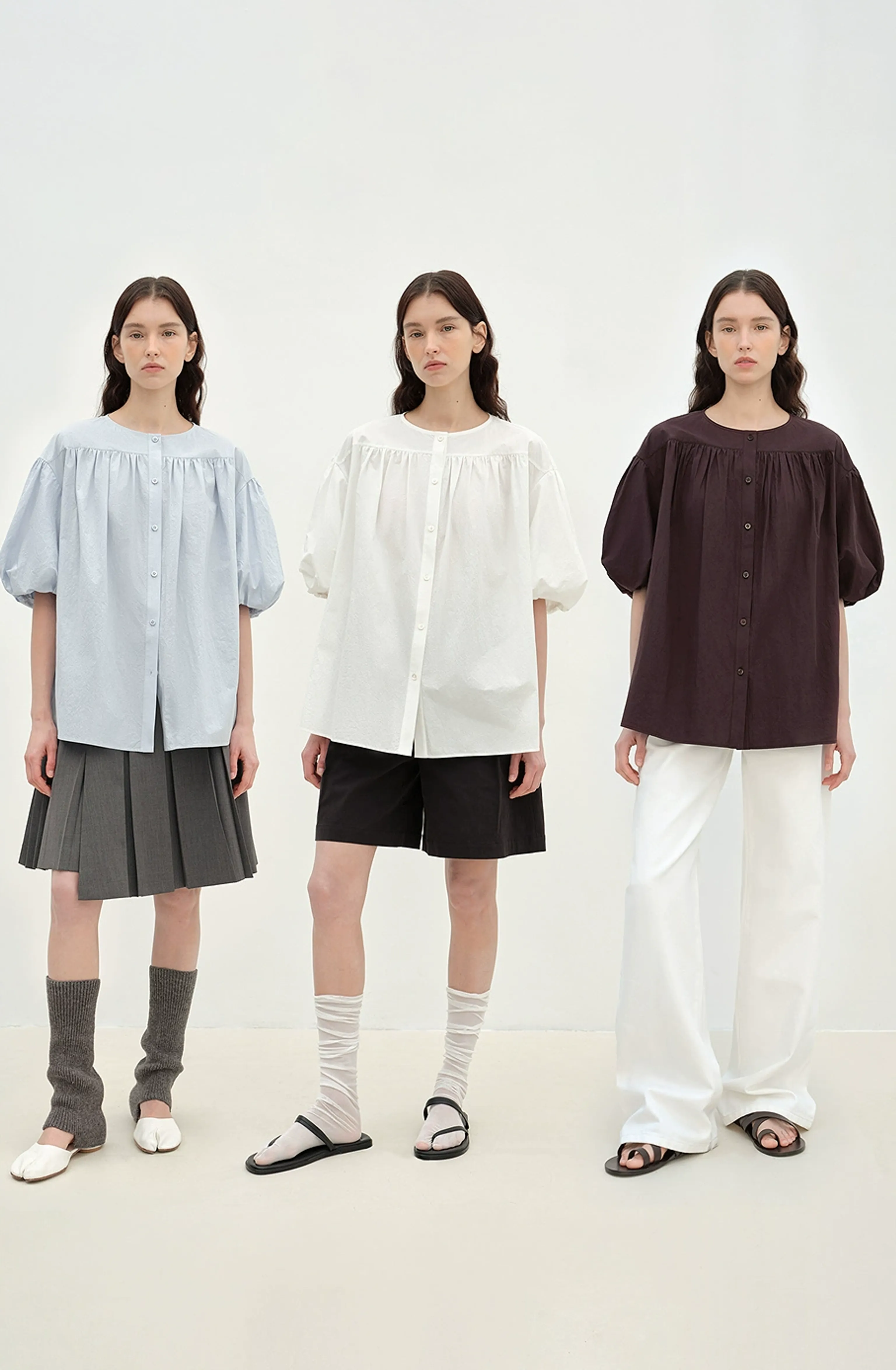 Romantic Cotton Puff Sleeve Blouse - Image 2