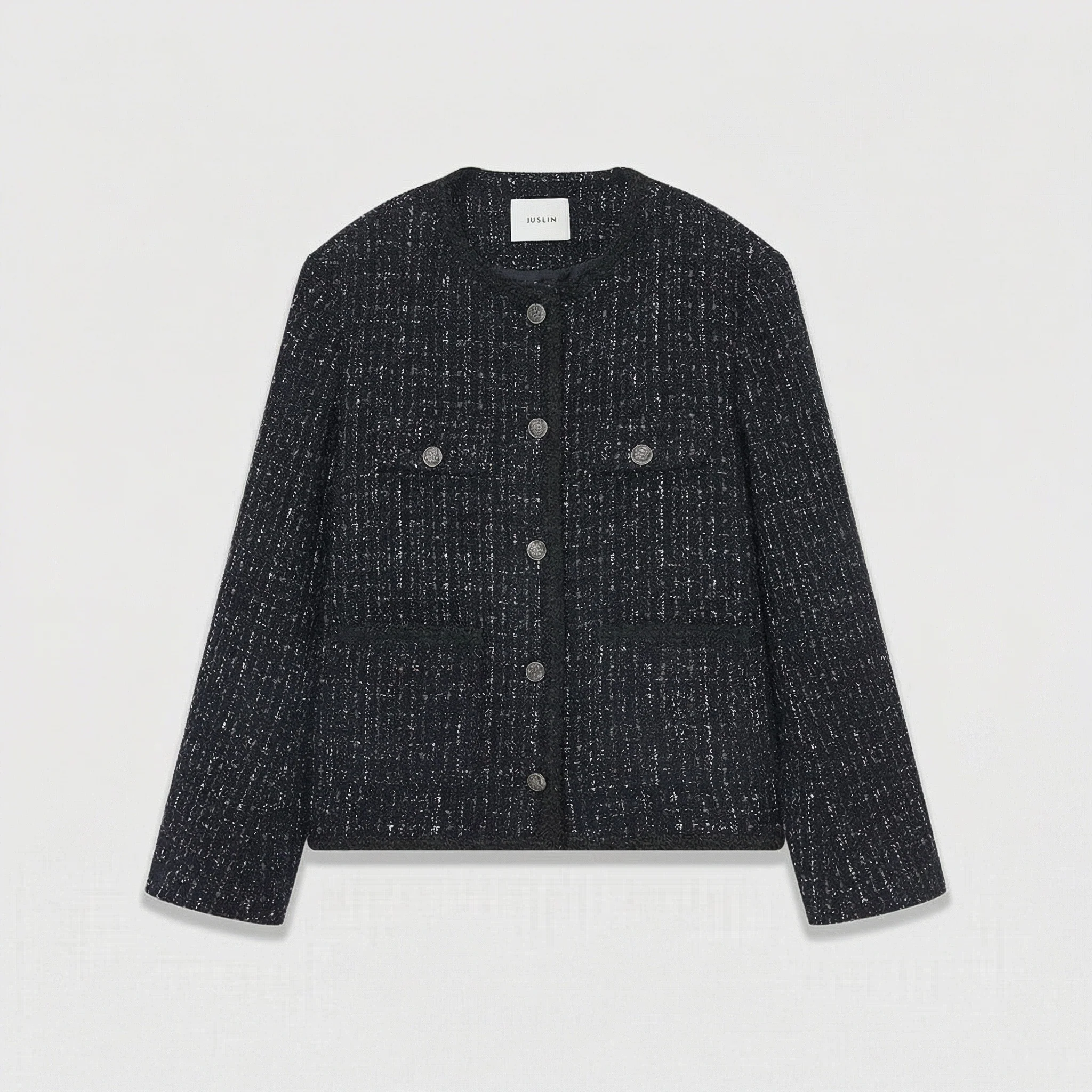 Romantic Tweed Jacket and Shorts - Image 3