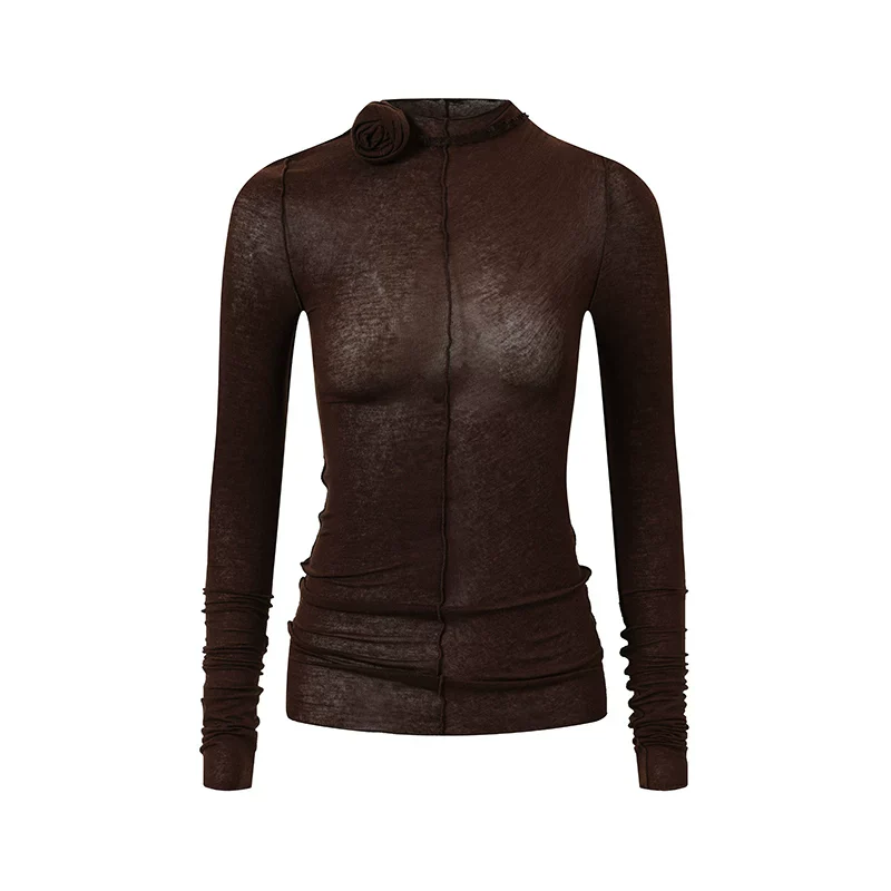 Rosette Mockneck Top - Image 4