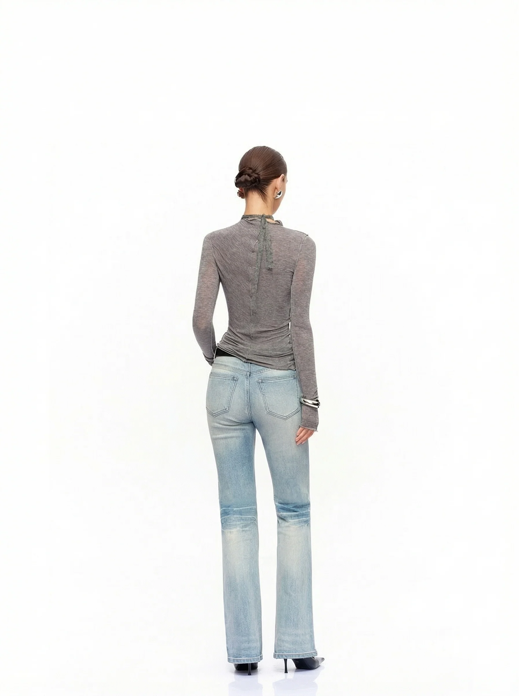 Rosette Mockneck Top - Image 7