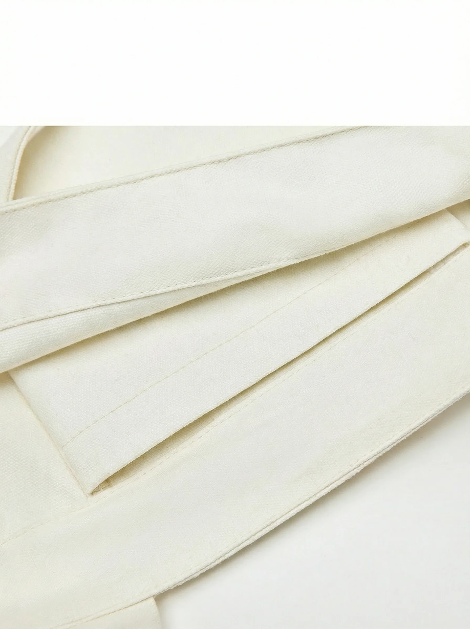 Ruched Canvas Shoulder Tote - Image 3