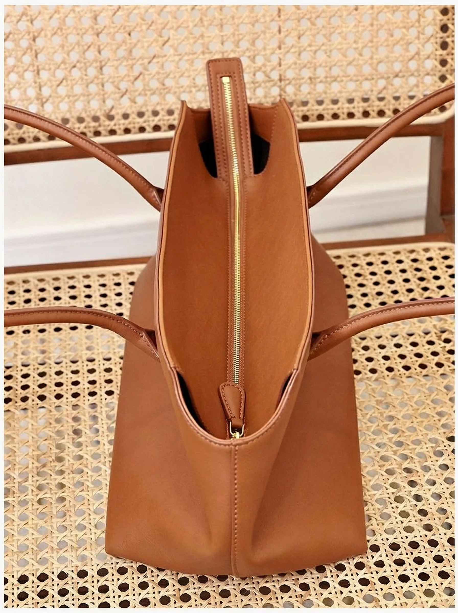 Saddle Leather Tote - Image 3